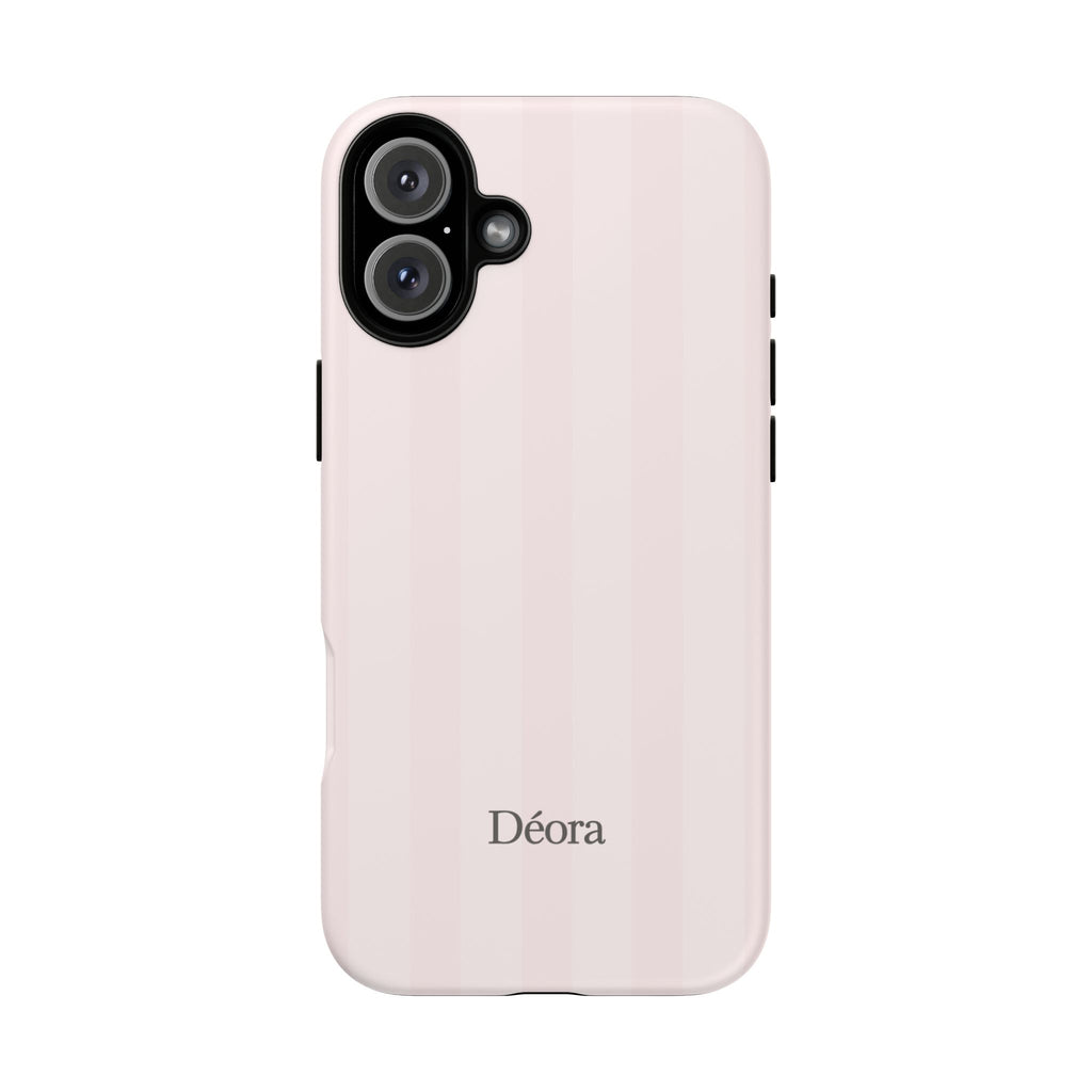 Tough Cases — Slim Protective Phone Case (Pastel Pink Stripe)
