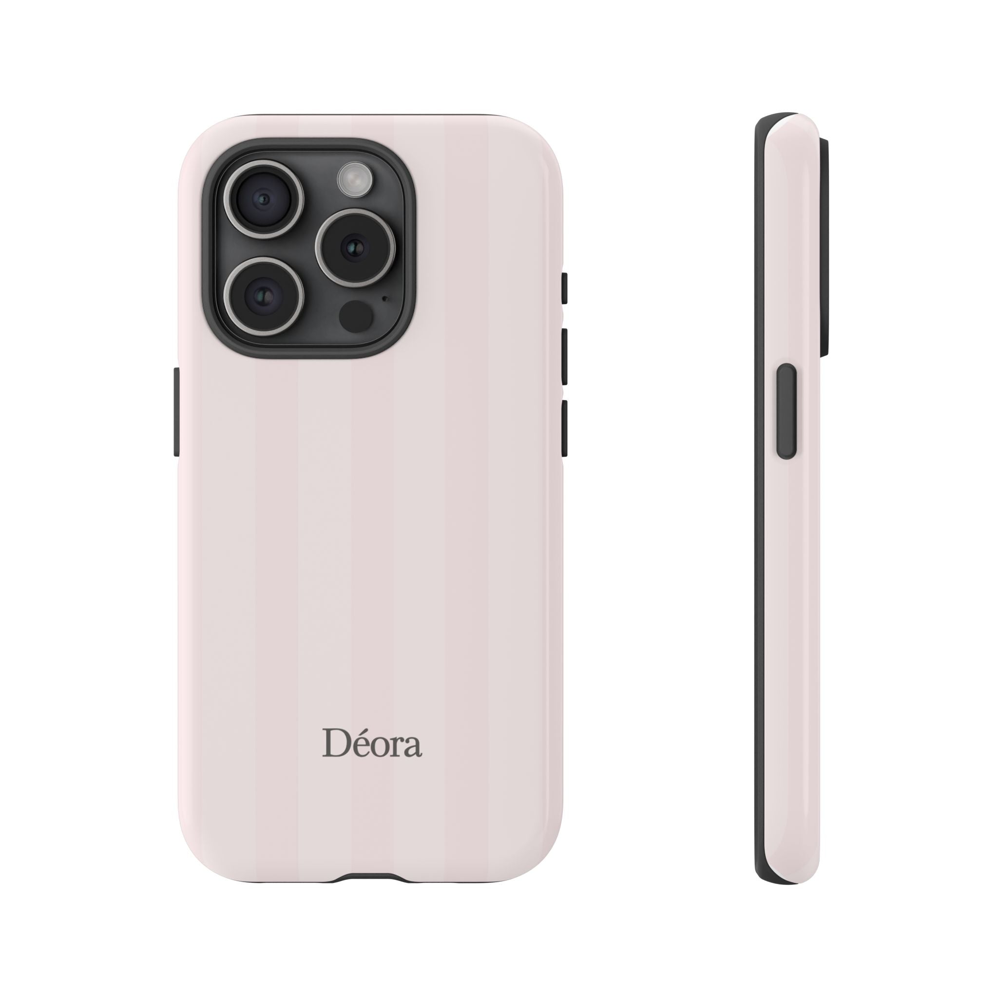Tough Cases — Slim Protective Phone Case (Pastel Pink Stripe)