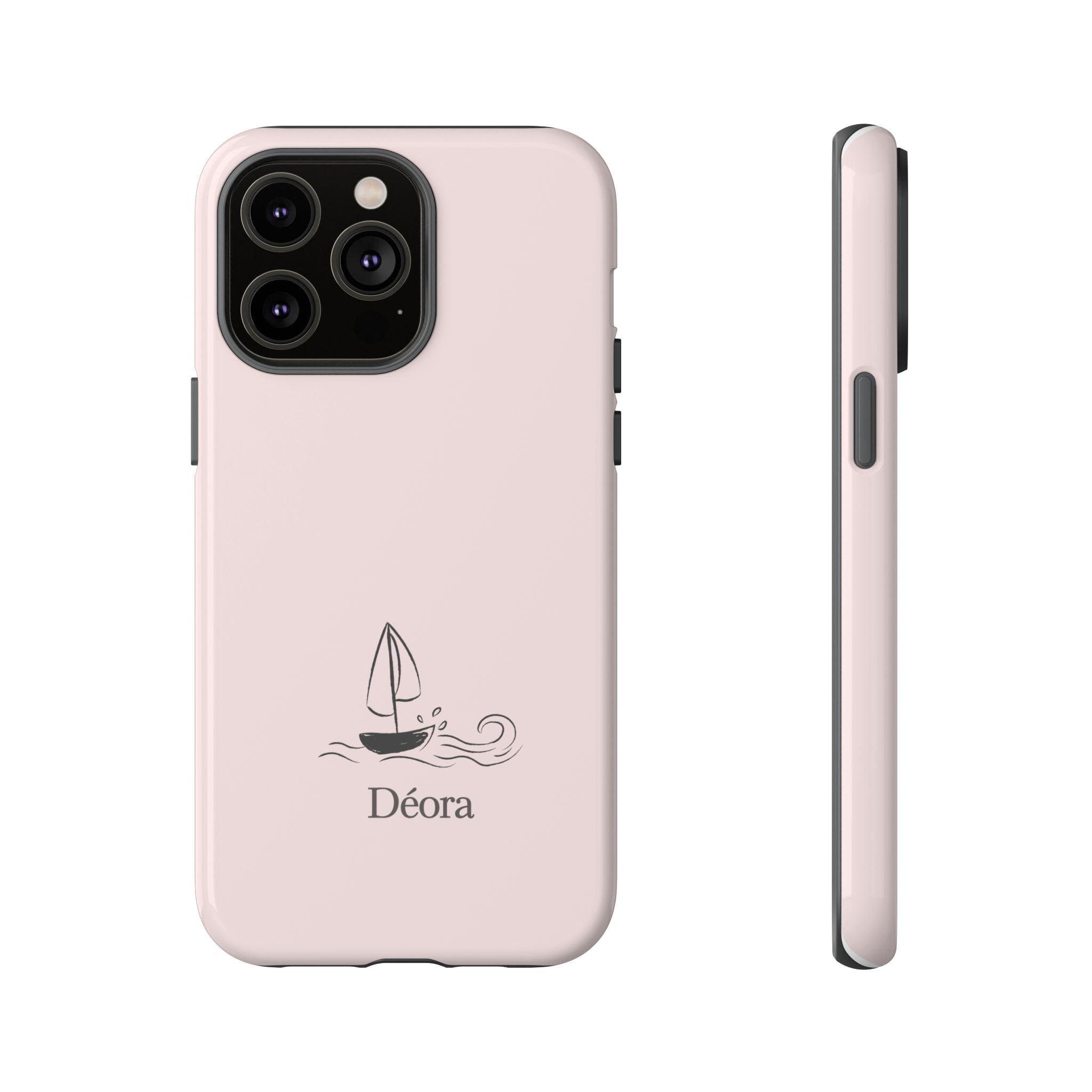 Sailboat Phone Case – 'Déora' Minimal Nautical Protective Case