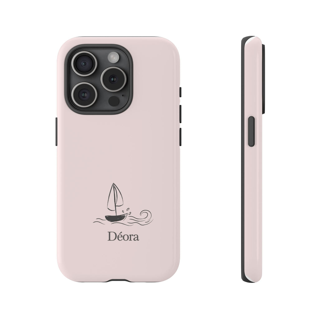 Sailboat Phone Case – 'Déora' Minimal Nautical Protective Case