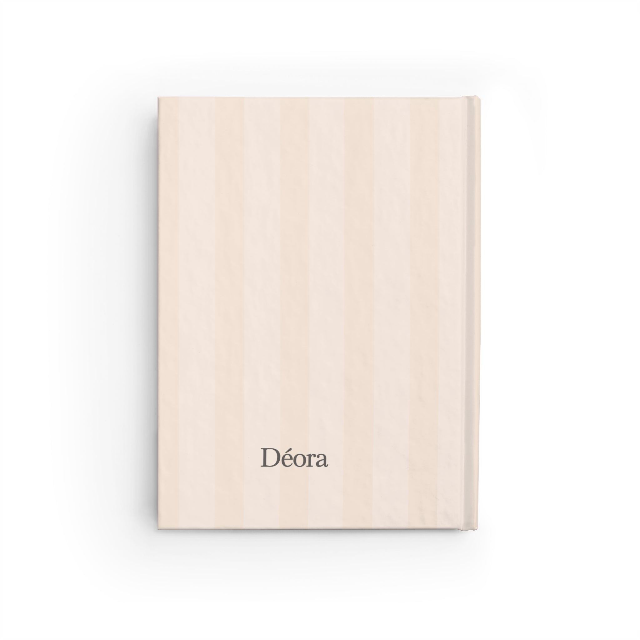 Déora Striped Hardcover Journal – Ruled Lined Notebook