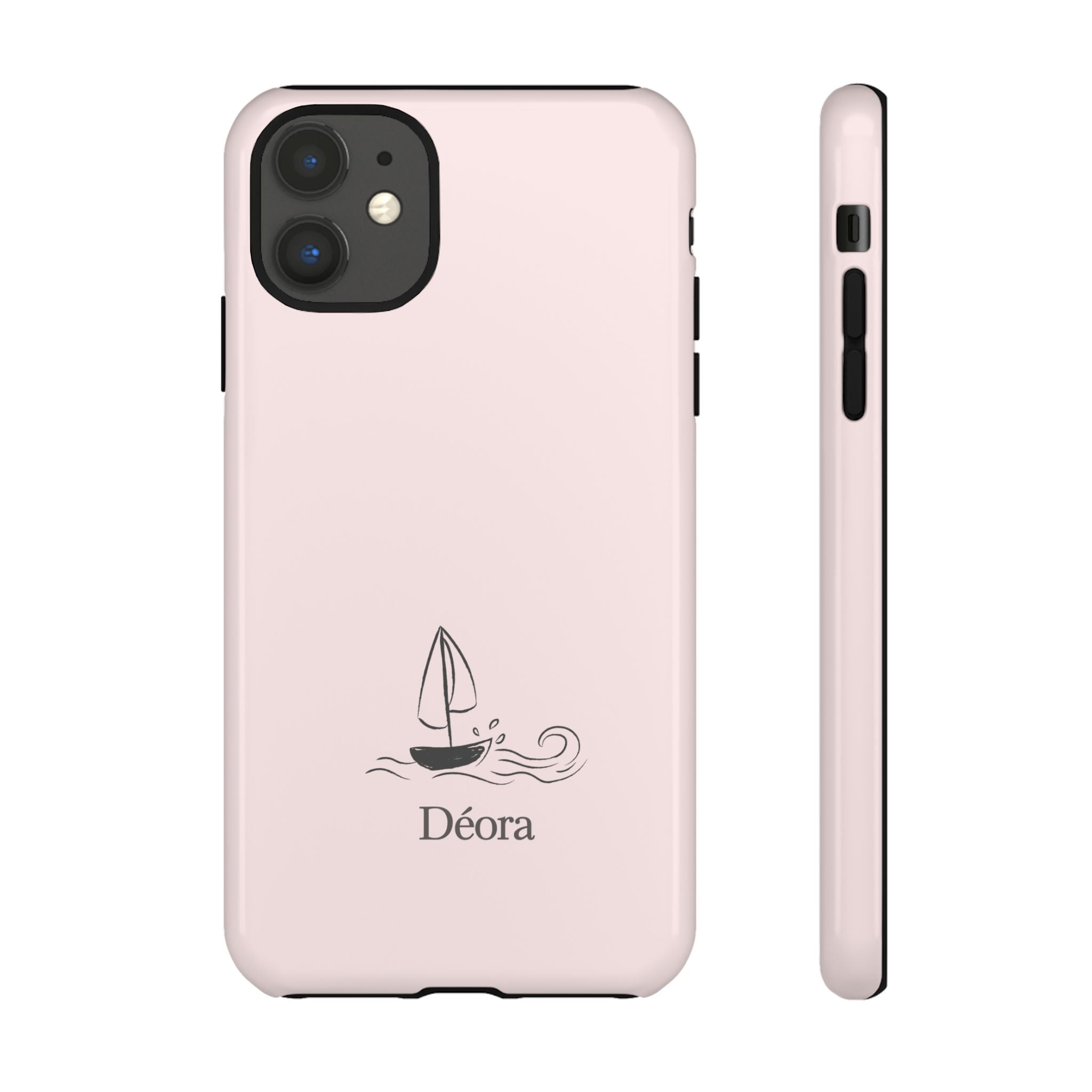 Sailboat Phone Case – 'Déora' Minimal Nautical Protective Case