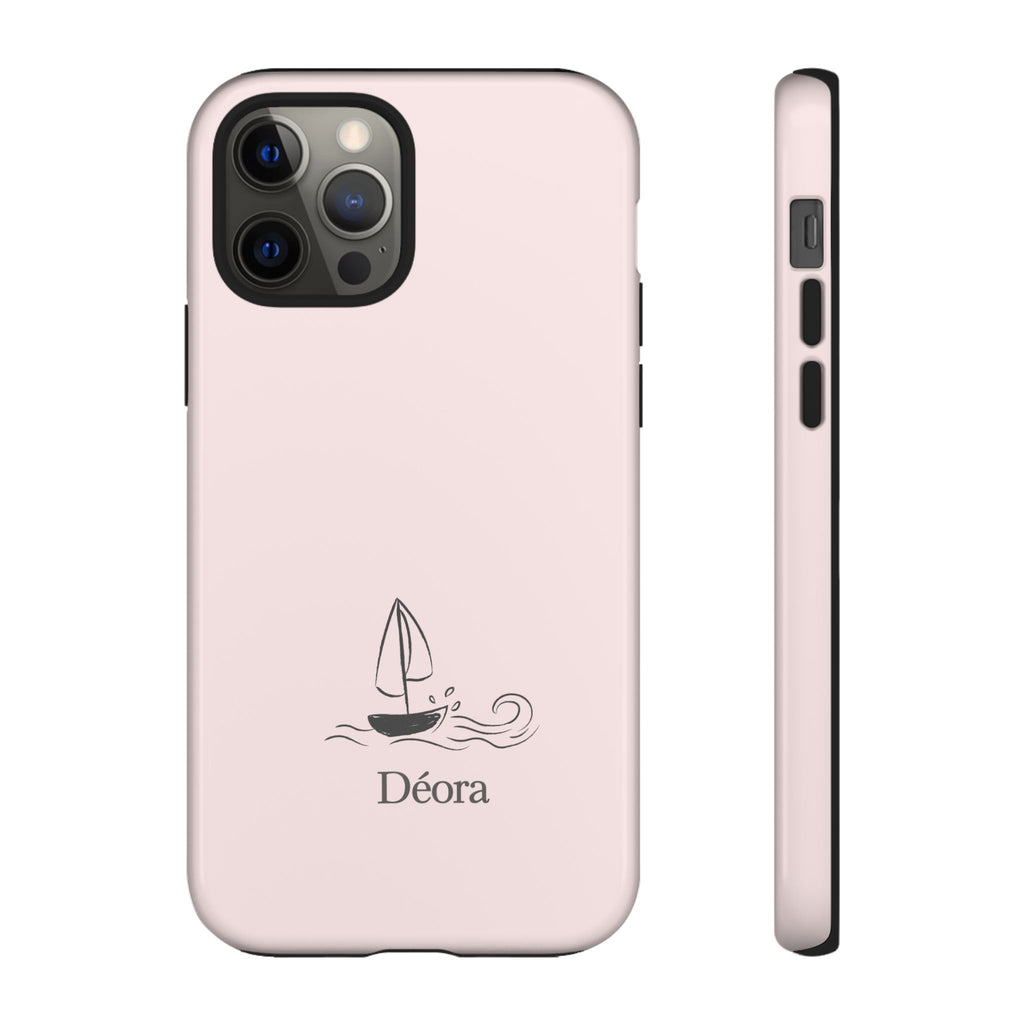 Sailboat Phone Case – 'Déora' Minimal Nautical Protective Case