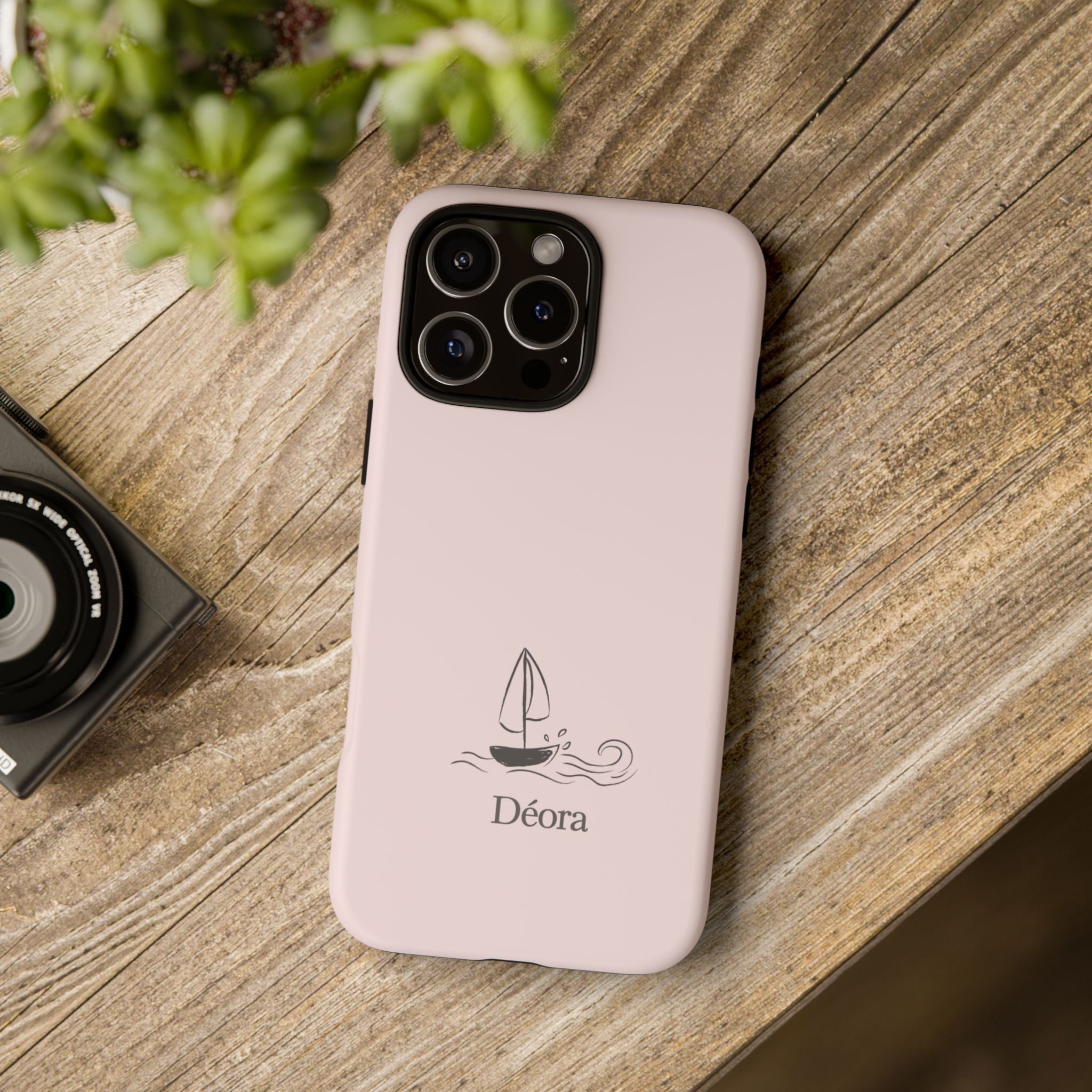 Sailboat Phone Case – 'Déora' Minimal Nautical Protective Case