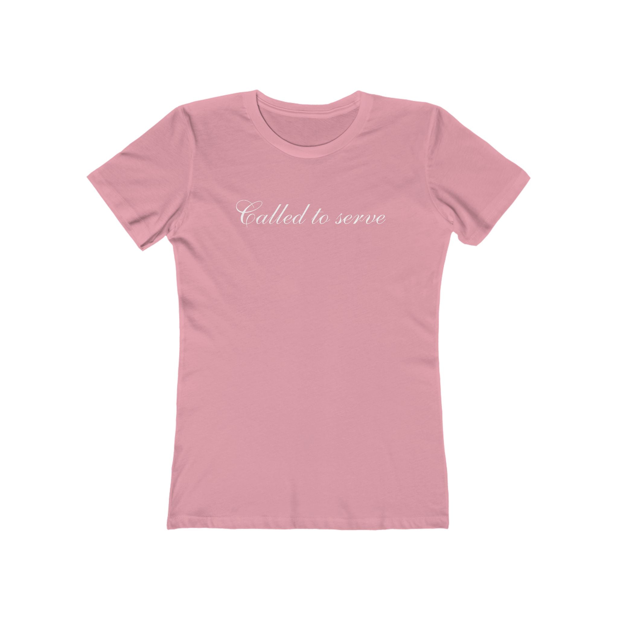 Called to Serve Women’s Boyfriend Tee — Christian Faith Statement Shirt