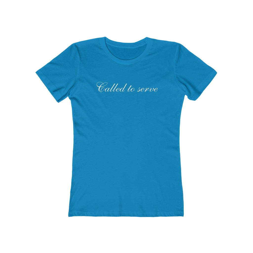 Called to Serve Women’s Boyfriend Tee — Christian Faith Statement Shirt