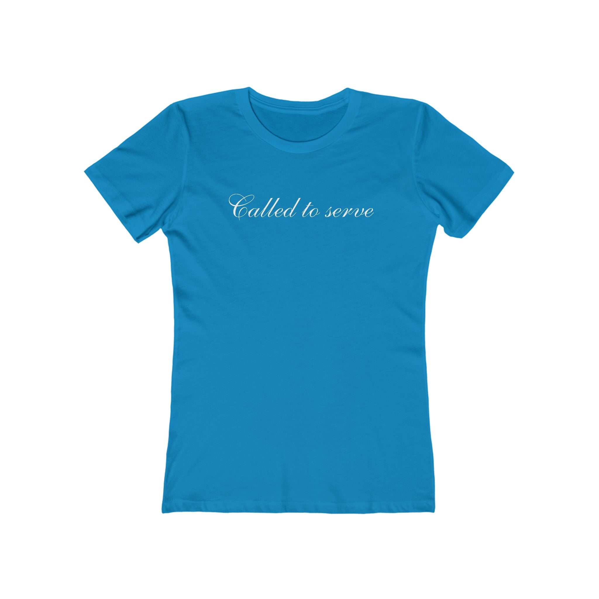 Called to Serve Women’s Boyfriend Tee — Christian Faith Statement Shirt