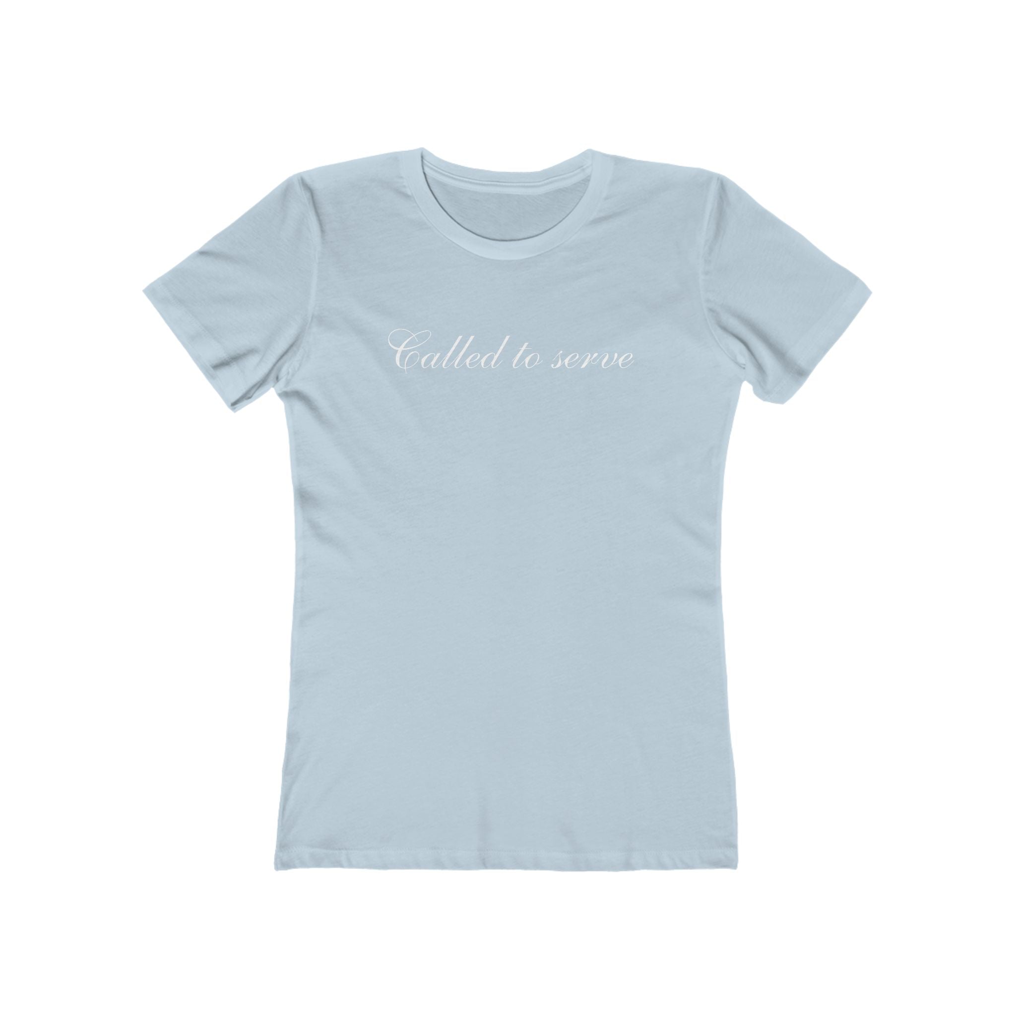 Called to Serve Women’s Boyfriend Tee — Christian Faith Statement Shirt