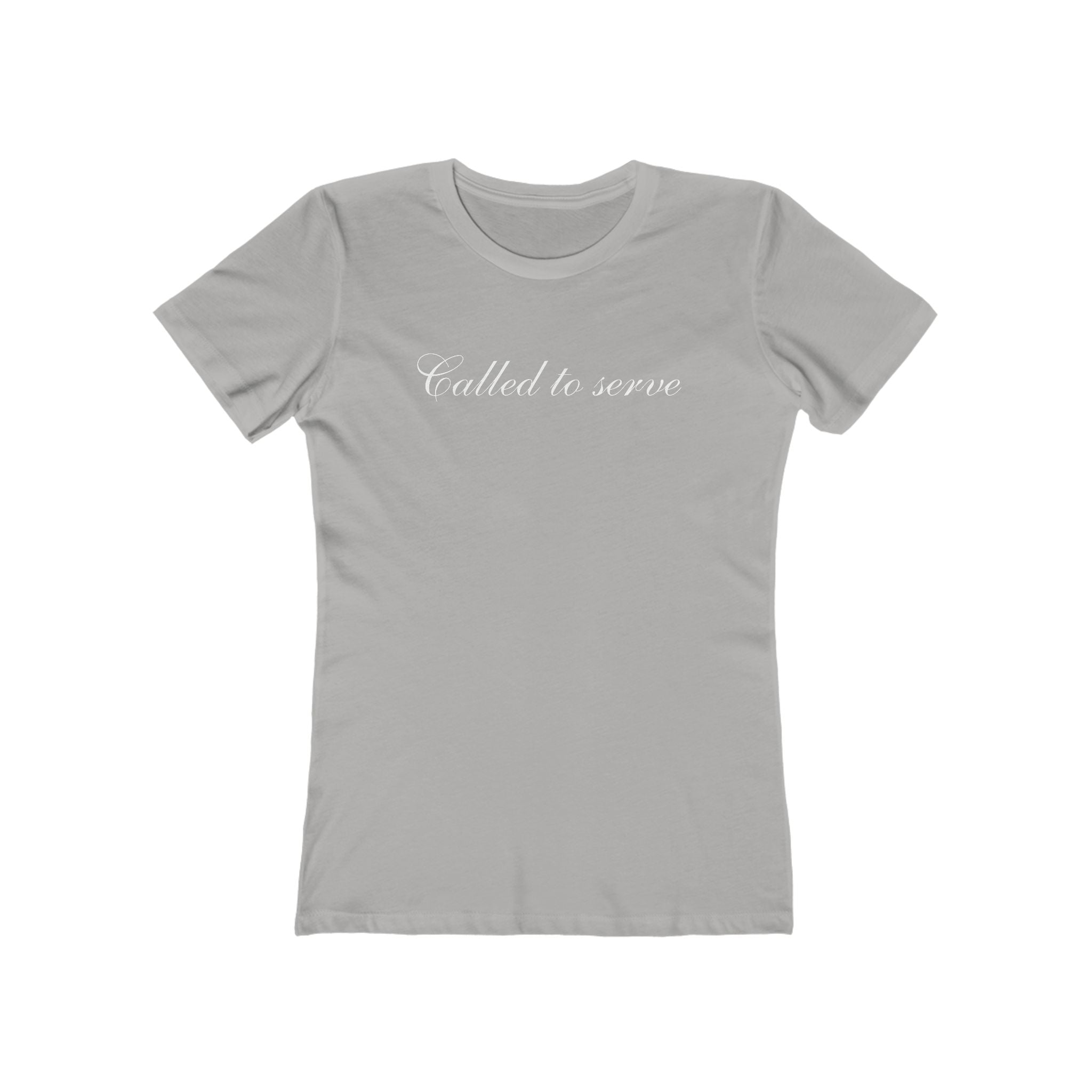 Called to Serve Women’s Boyfriend Tee — Christian Faith Statement Shirt