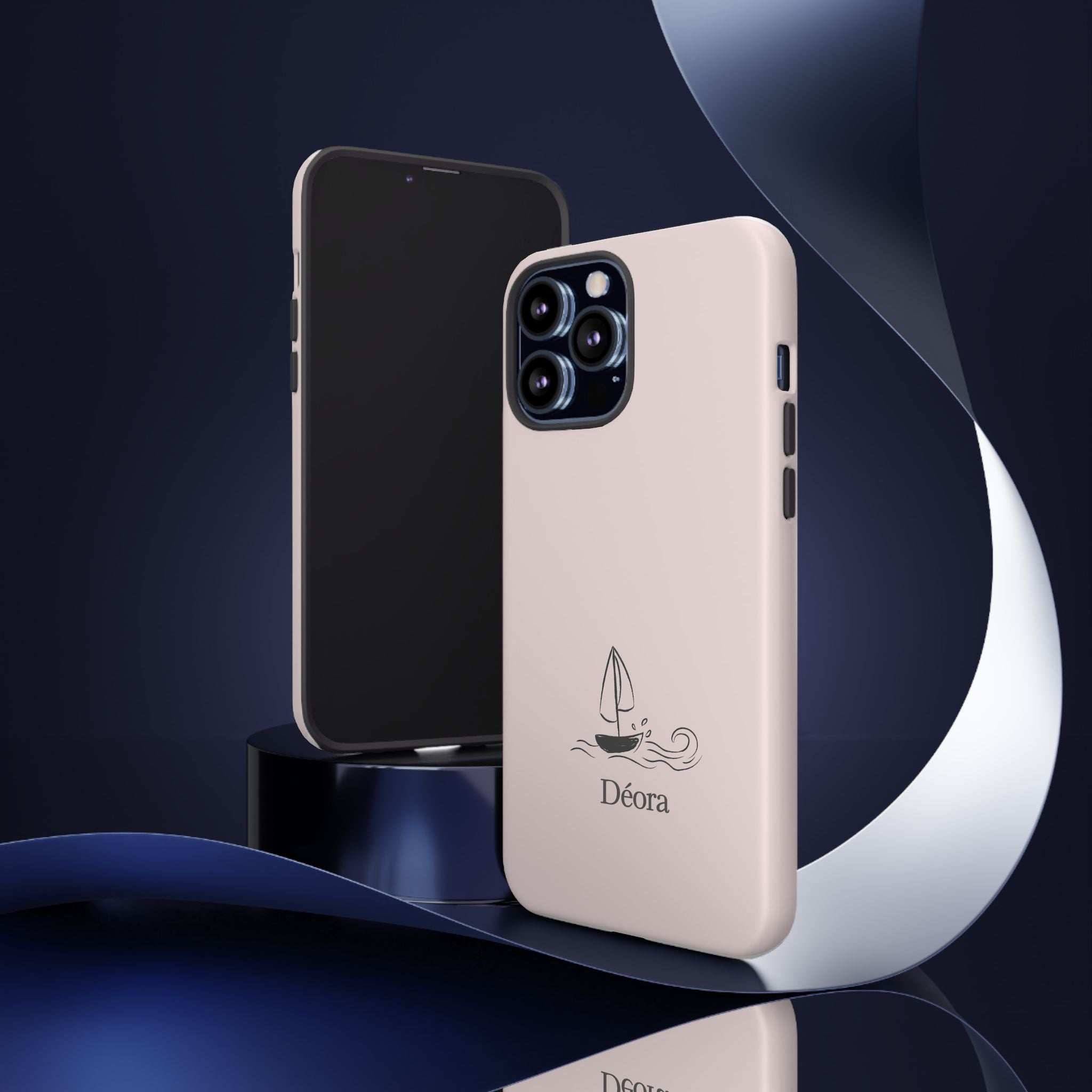 Sailboat Phone Case – 'Déora' Minimal Nautical Protective Case