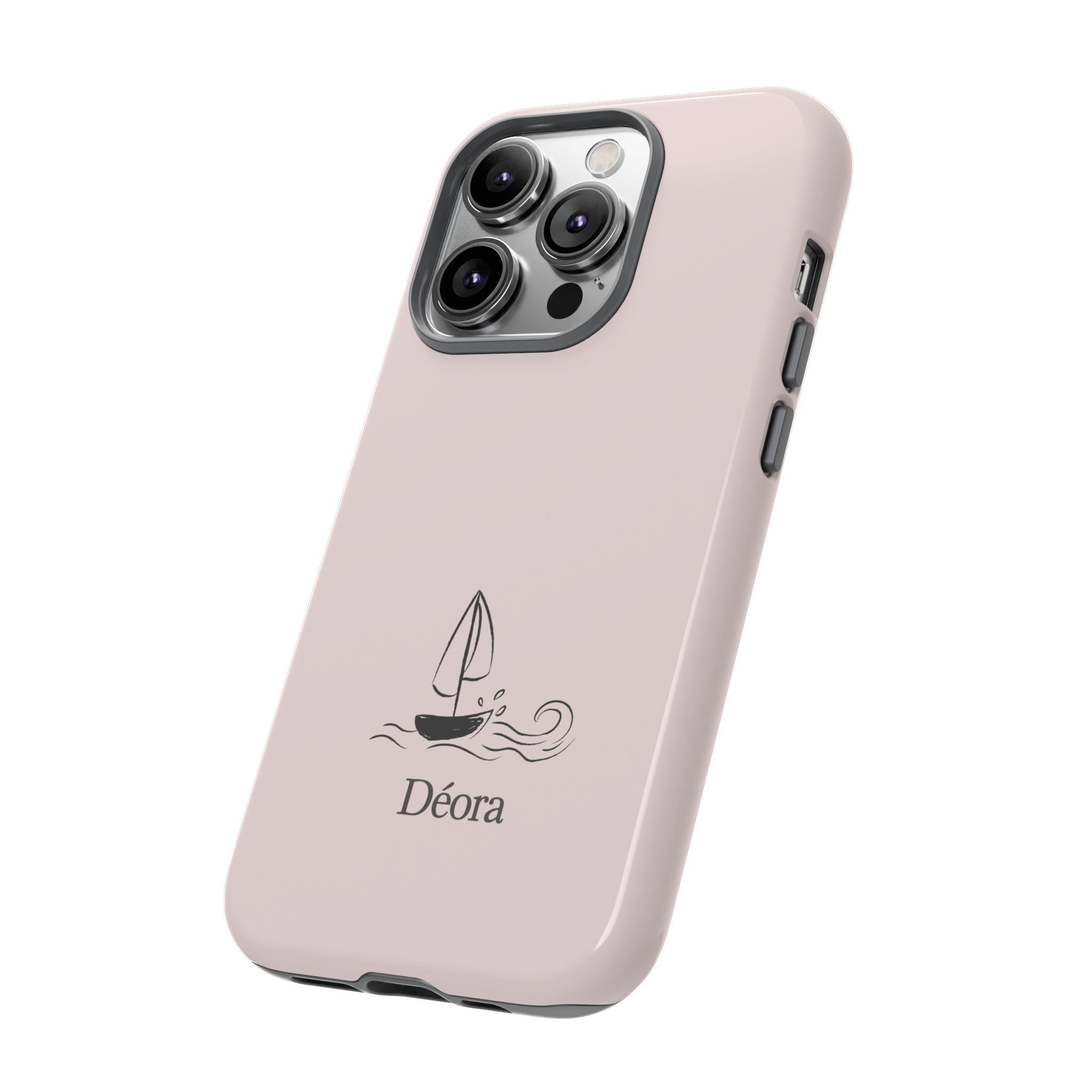 Sailboat Phone Case – 'Déora' Minimal Nautical Protective Case