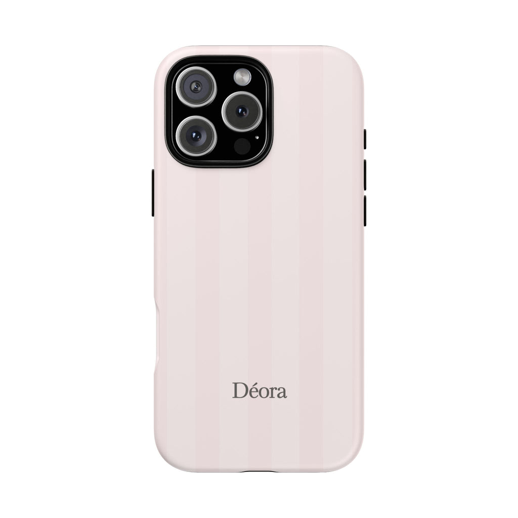 Tough Cases — Slim Protective Phone Case (Pastel Pink Stripe)