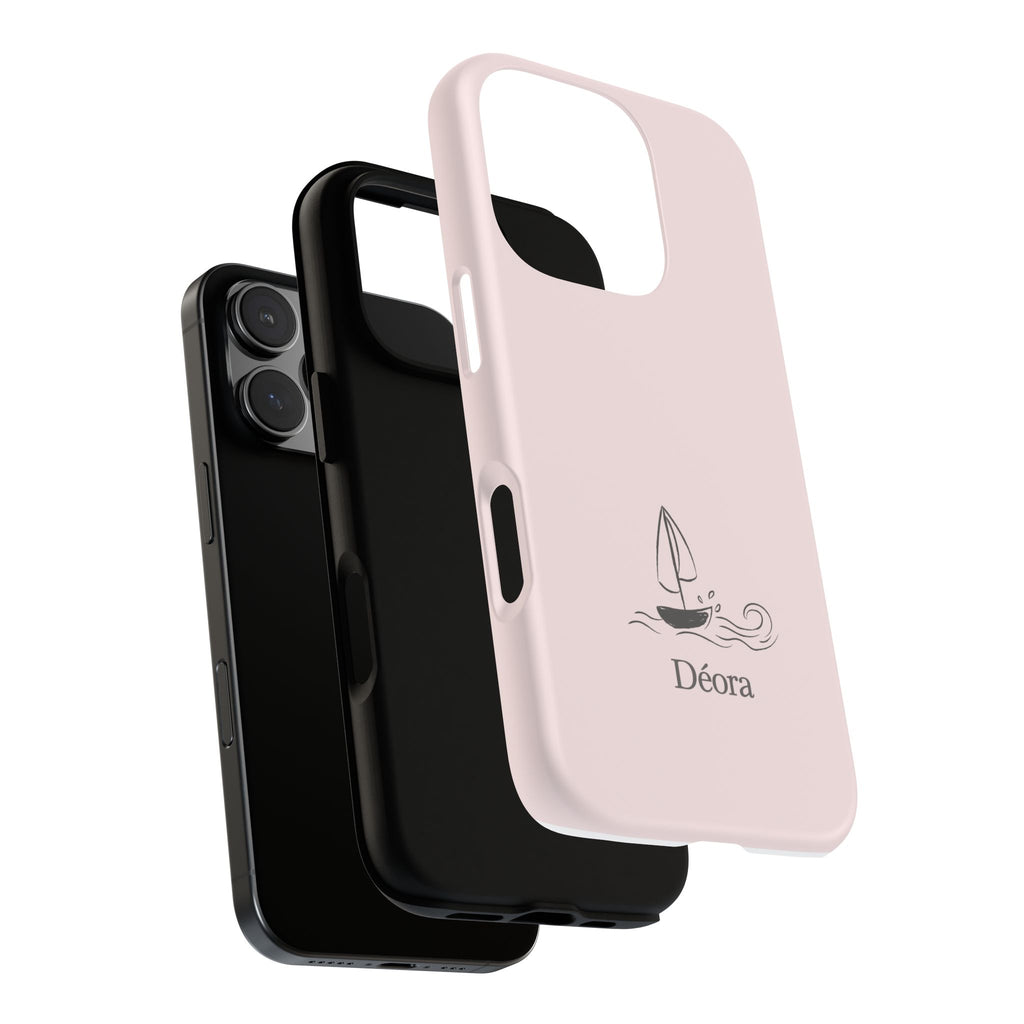 Sailboat Phone Case – 'Déora' Minimal Nautical Protective Case