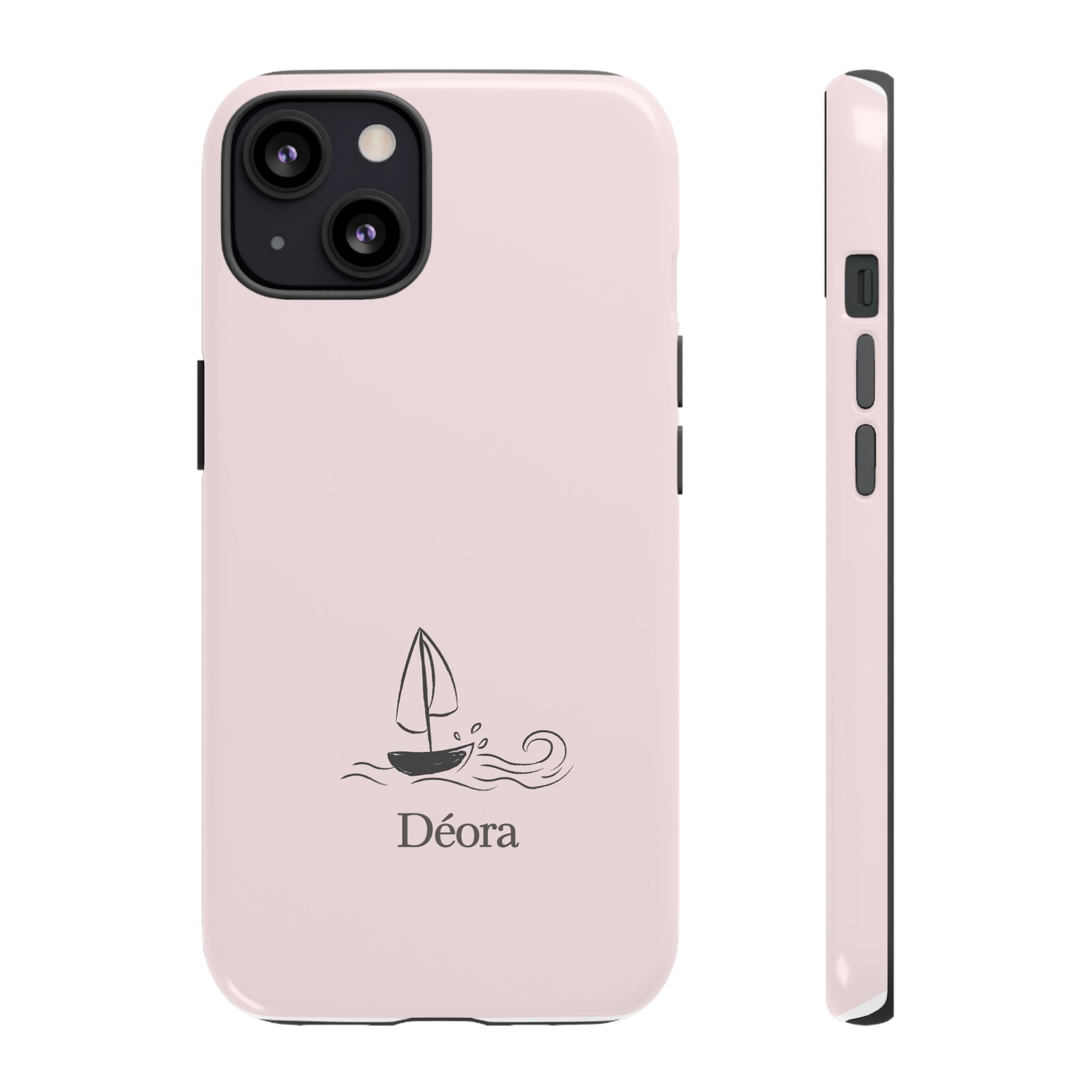 Sailboat Phone Case – 'Déora' Minimal Nautical Protective Case