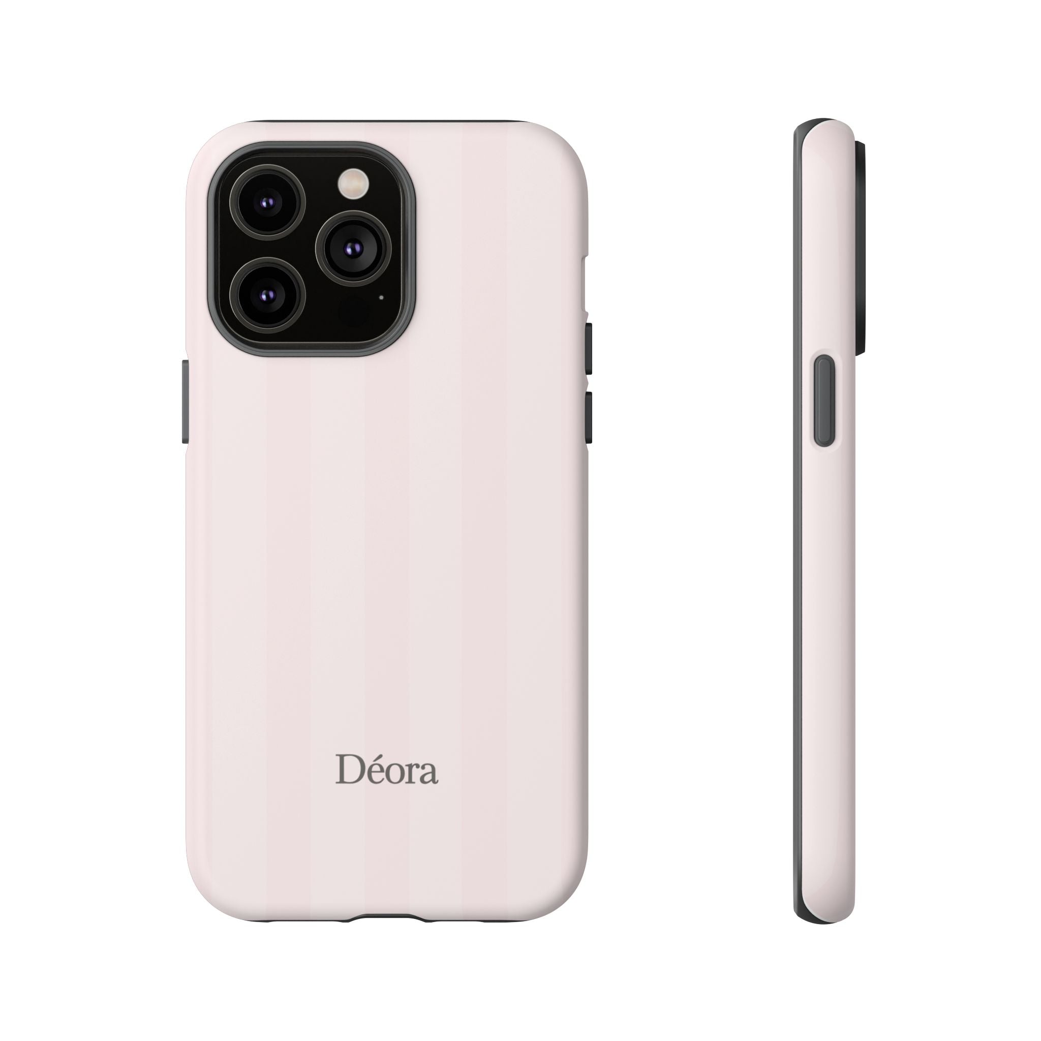 Tough Cases — Slim Protective Phone Case (Pastel Pink Stripe)