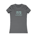 Let My Life Be Worship Womens Tee — Christian Faith Inspirational Shirt