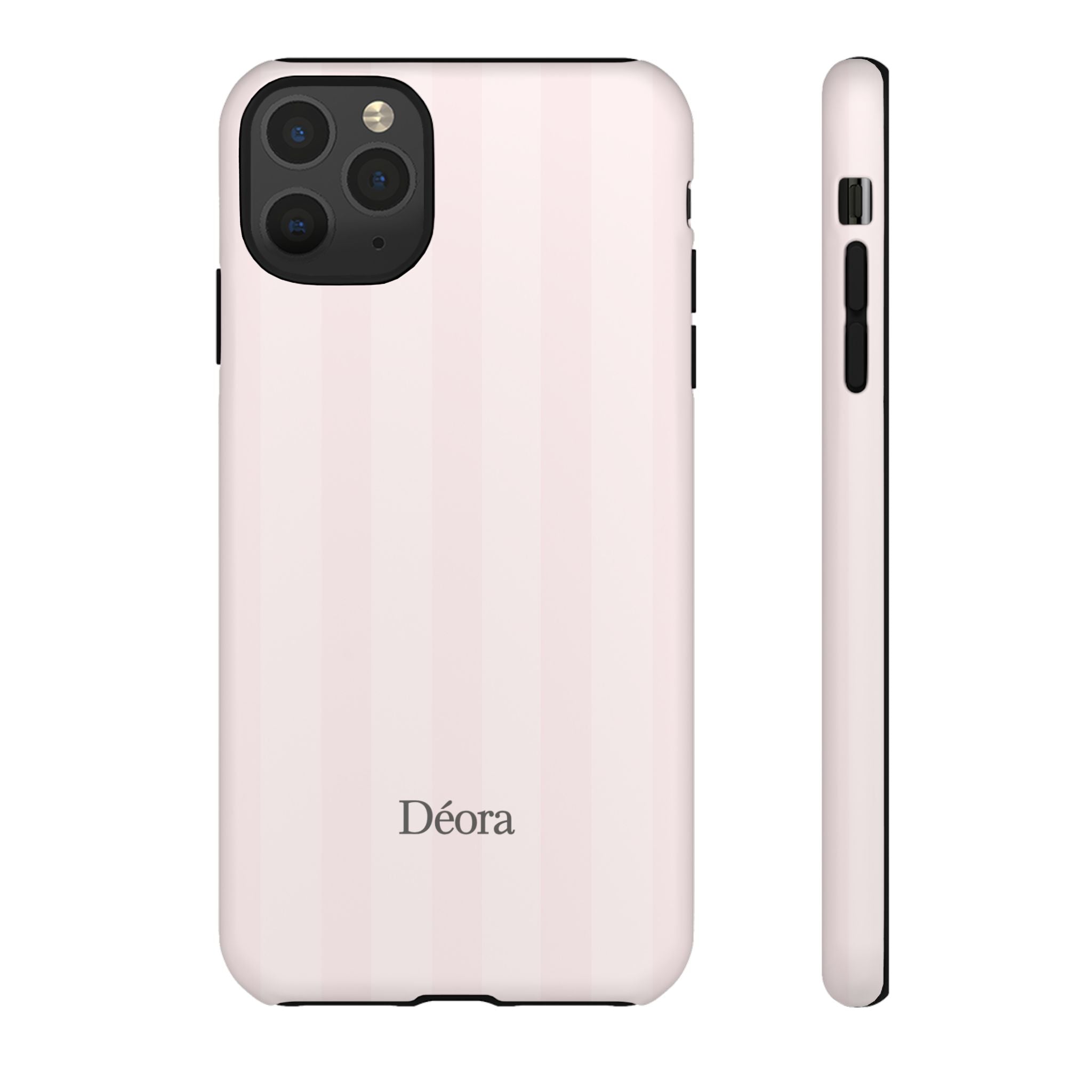 Tough Cases — Slim Protective Phone Case (Pastel Pink Stripe)