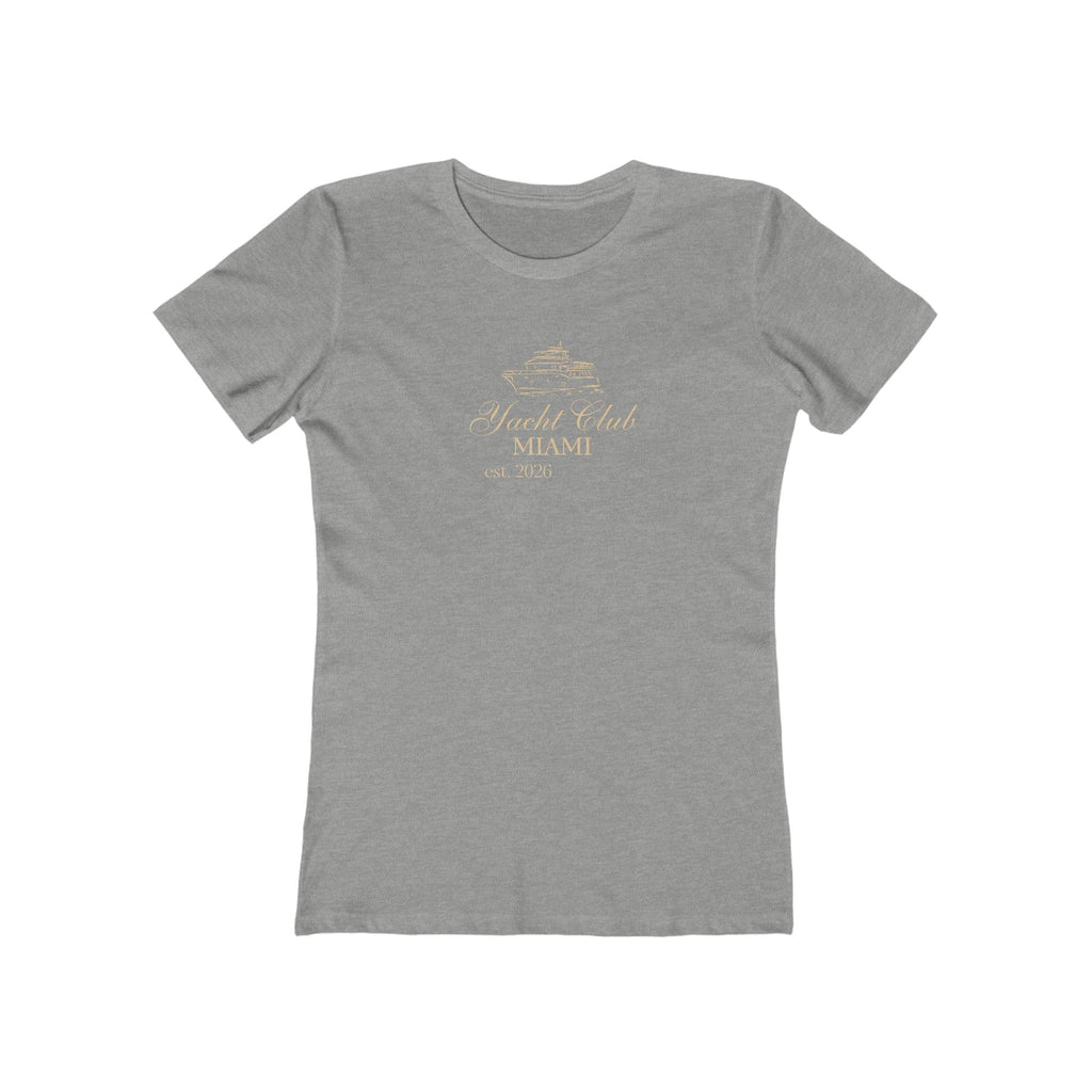 Yacht Club Miami Tee — Women's Boyfriend Fit