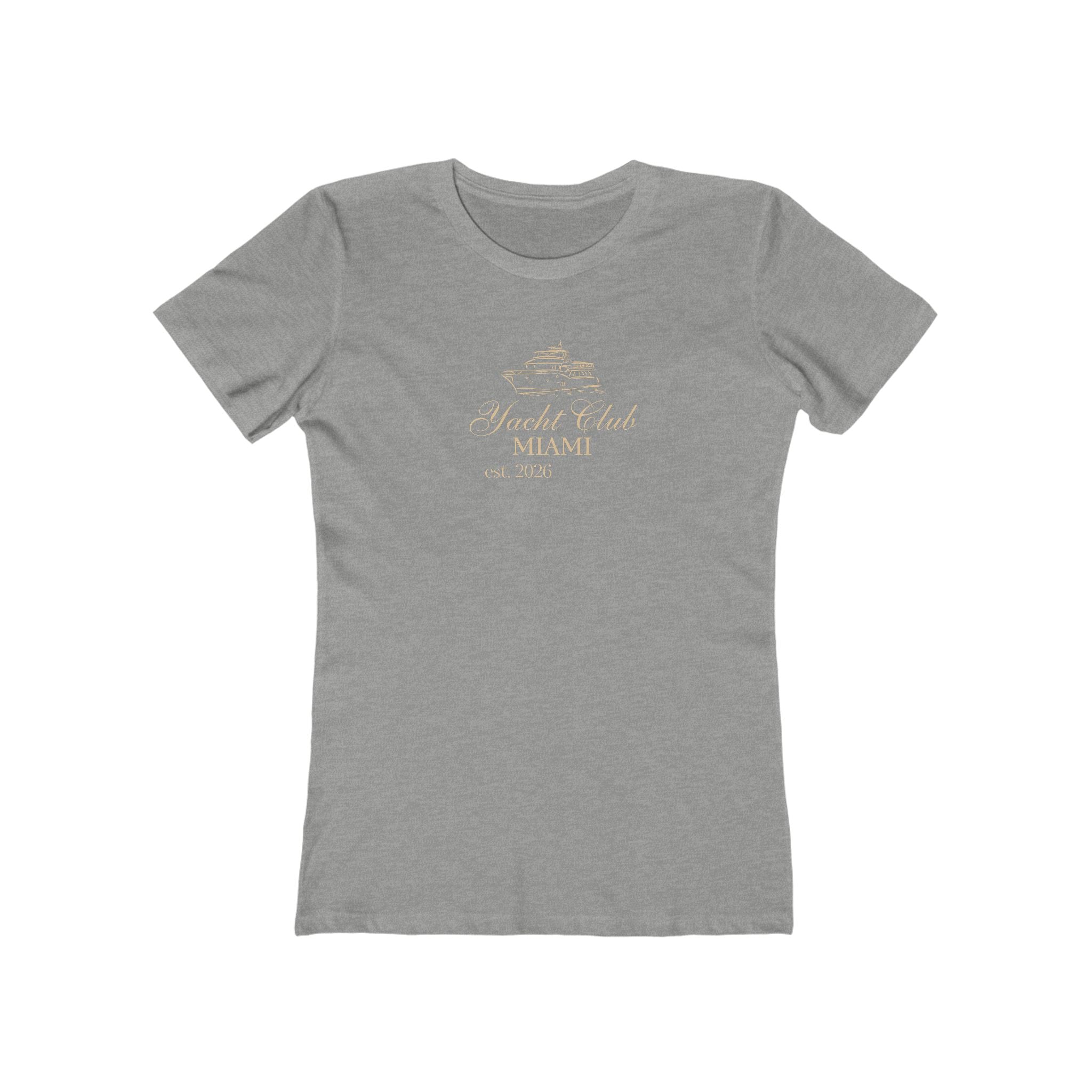 Yacht Club Miami Tee — Women's Boyfriend Fit