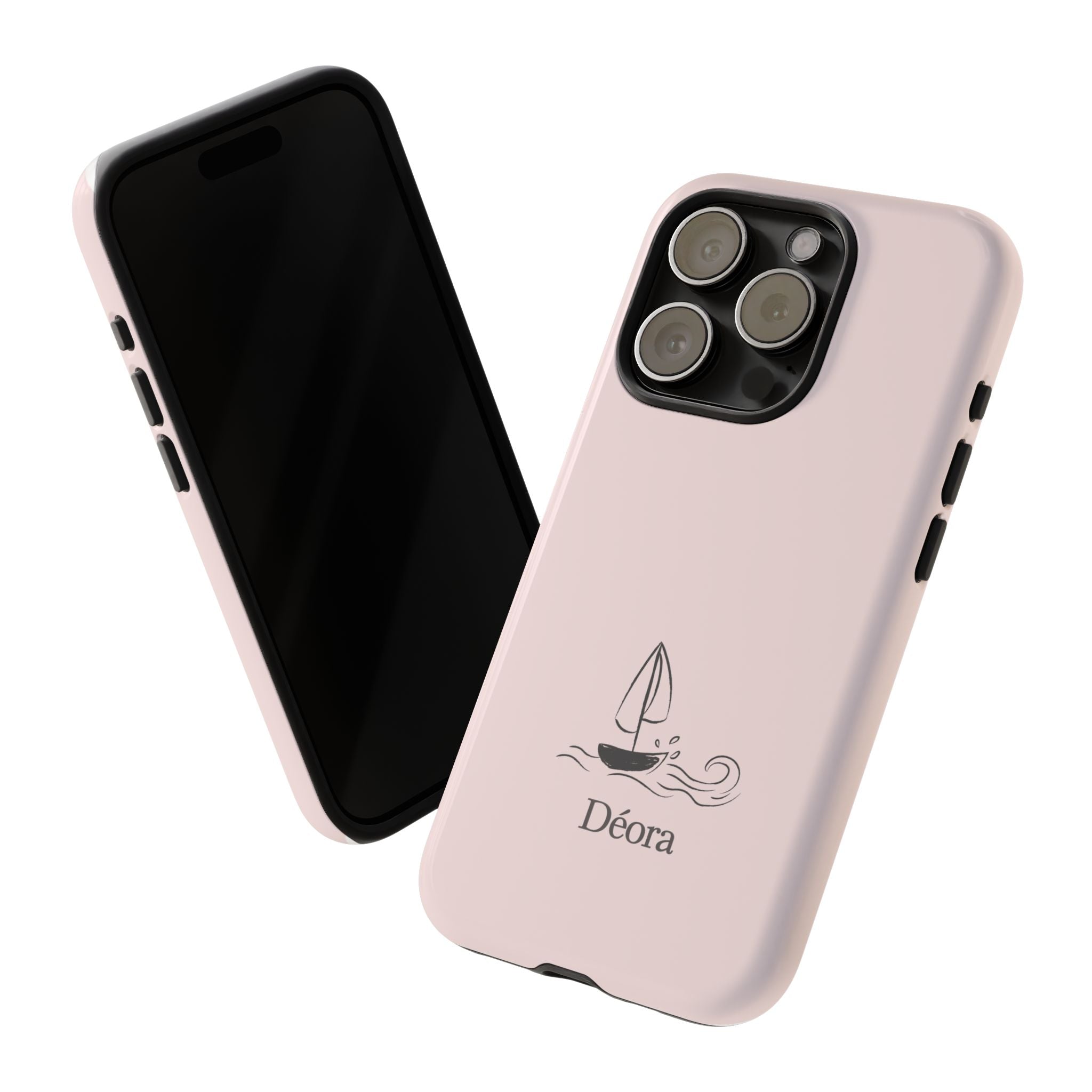 Sailboat Phone Case – 'Déora' Minimal Nautical Protective Case