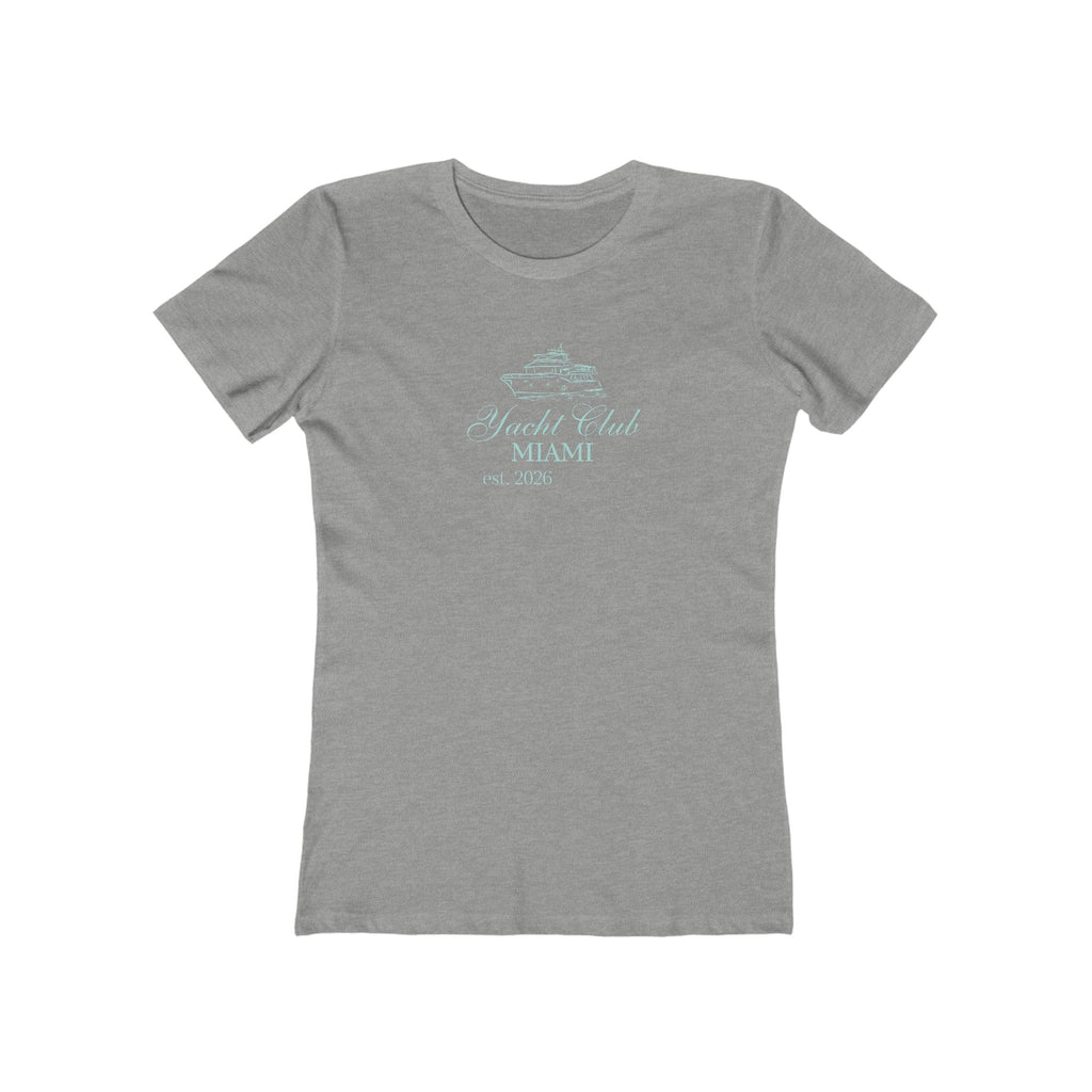 Vintage Miami Yacht Club Graphic Tee — Women's Boyfriend Fit