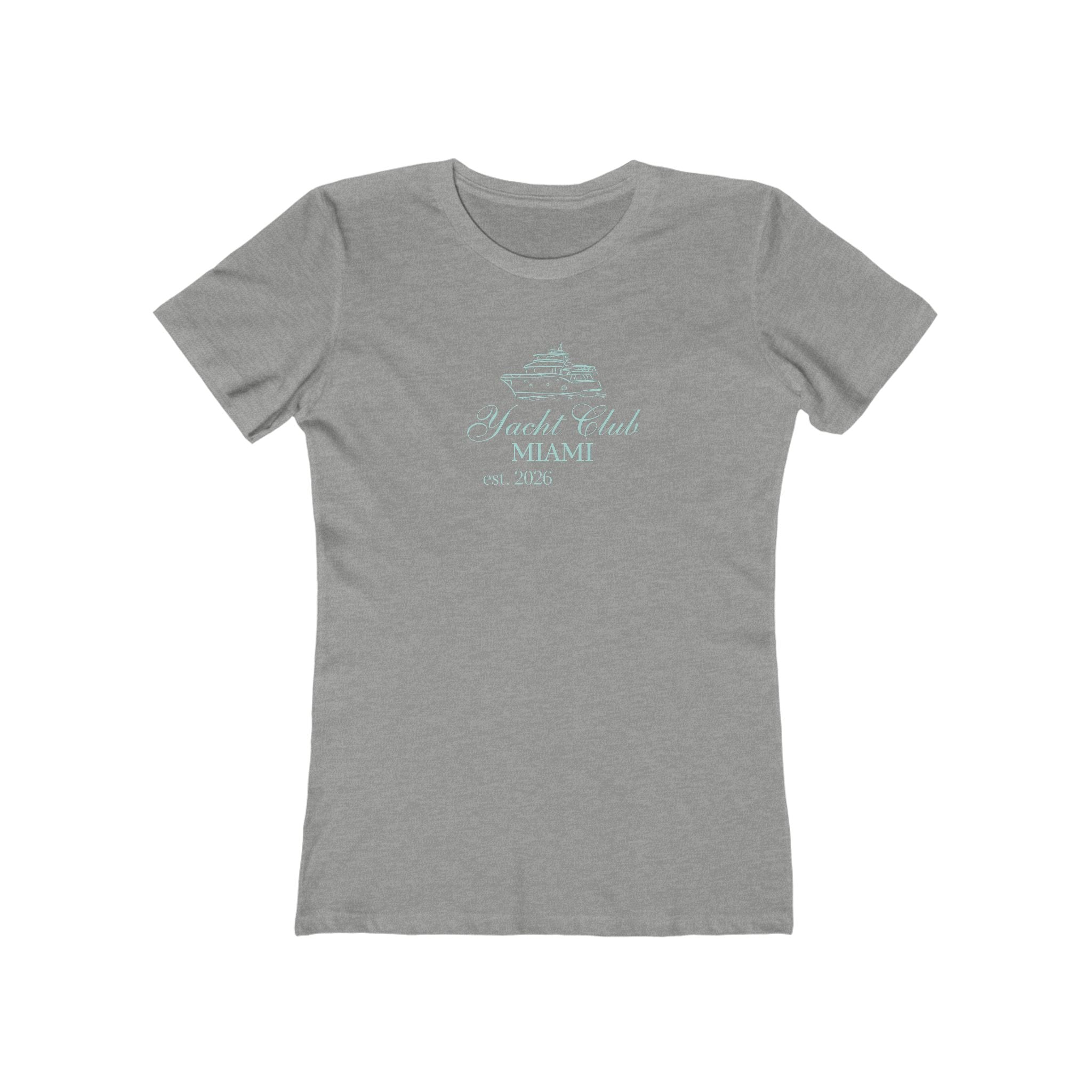 Vintage Miami Yacht Club Graphic Tee — Women's Boyfriend Fit
