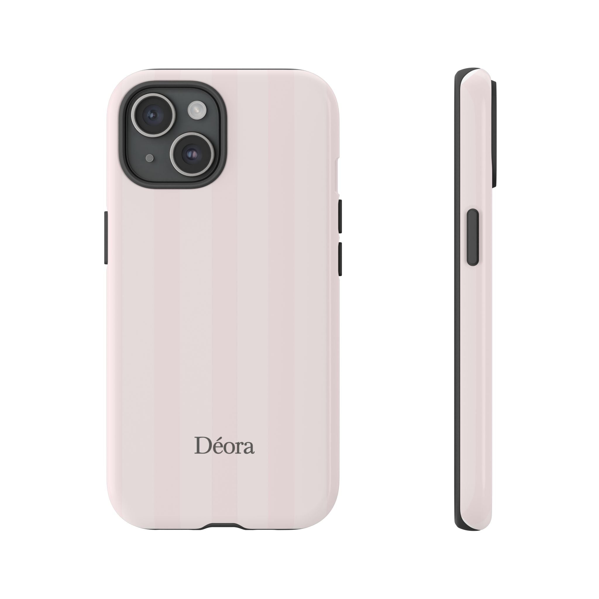 Tough Cases — Slim Protective Phone Case (Pastel Pink Stripe)