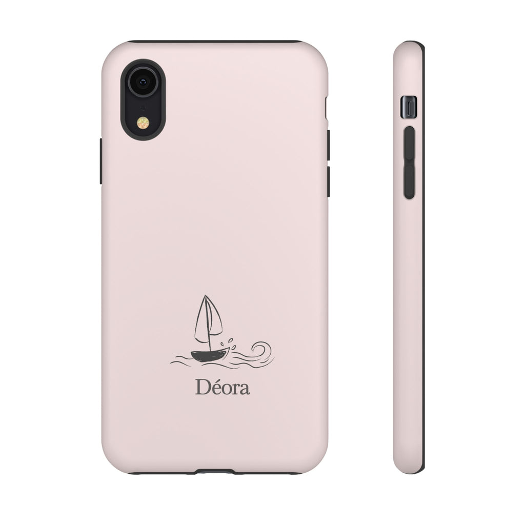 Sailboat Phone Case – 'Déora' Minimal Nautical Protective Case