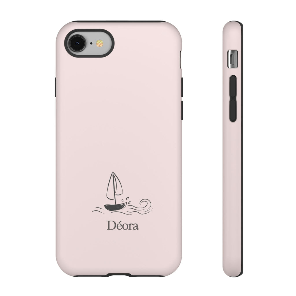 Sailboat Phone Case – 'Déora' Minimal Nautical Protective Case