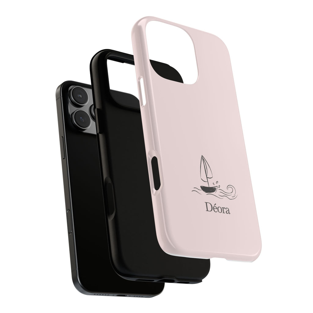 Sailboat Phone Case – 'Déora' Minimal Nautical Protective Case