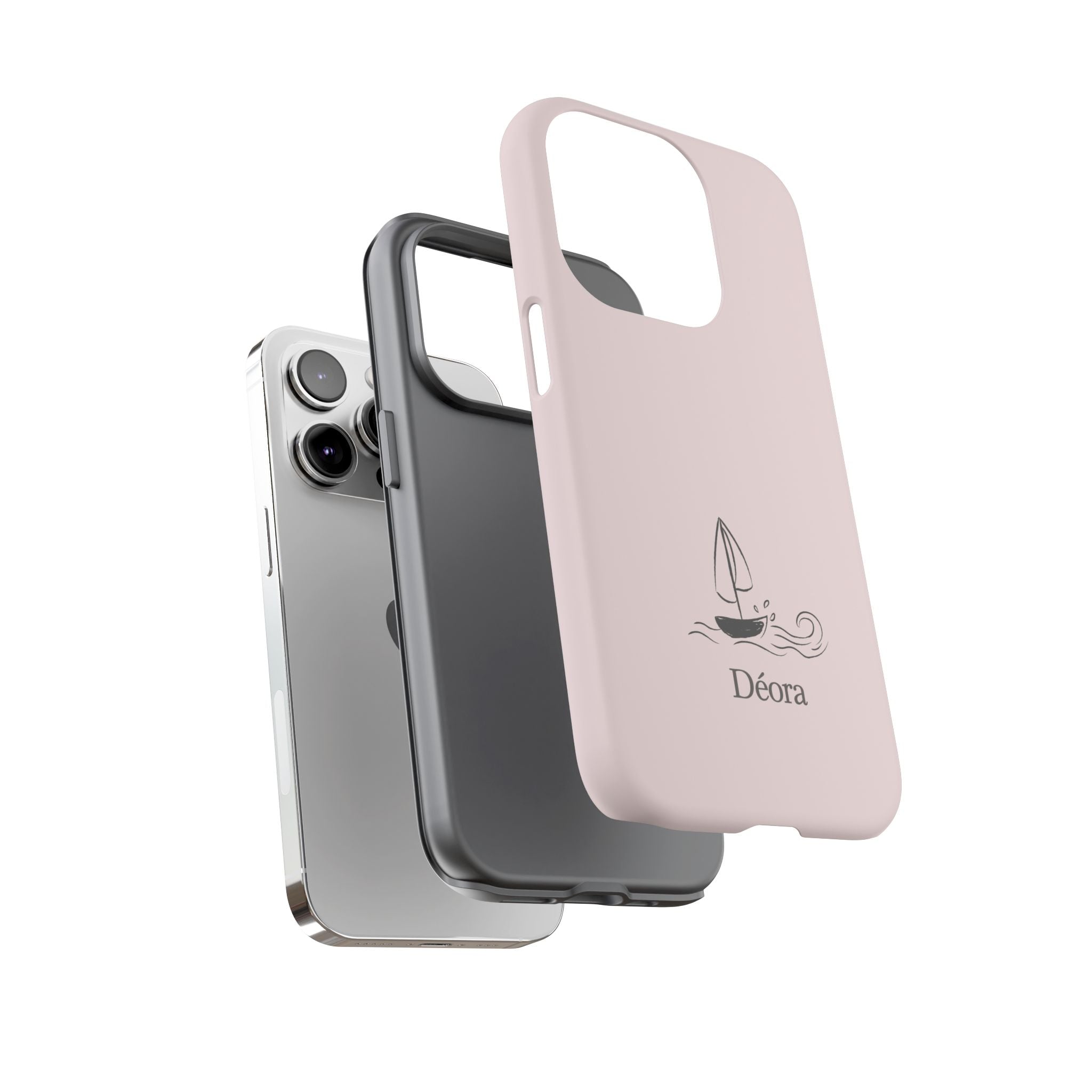 Sailboat Phone Case – 'Déora' Minimal Nautical Protective Case