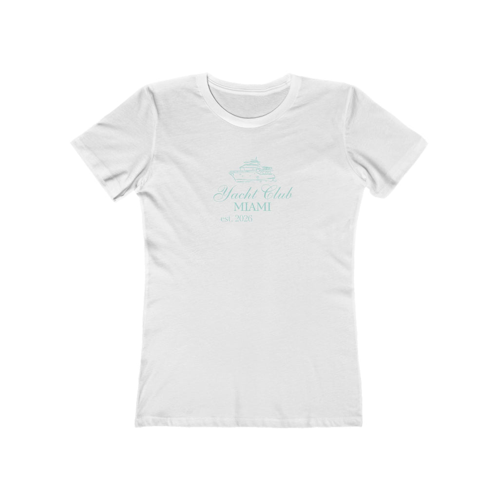 Vintage Miami Yacht Club Graphic Tee — Women's Boyfriend Fit