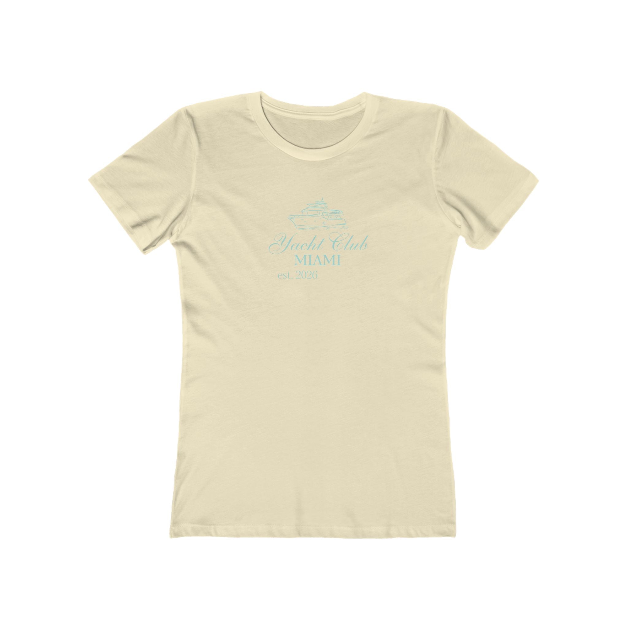 Vintage Miami Yacht Club Graphic Tee — Women's Boyfriend Fit