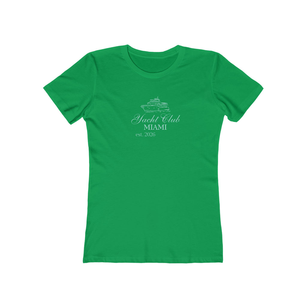 Vintage Miami Yacht Club Graphic Tee — Women's Boyfriend Fit