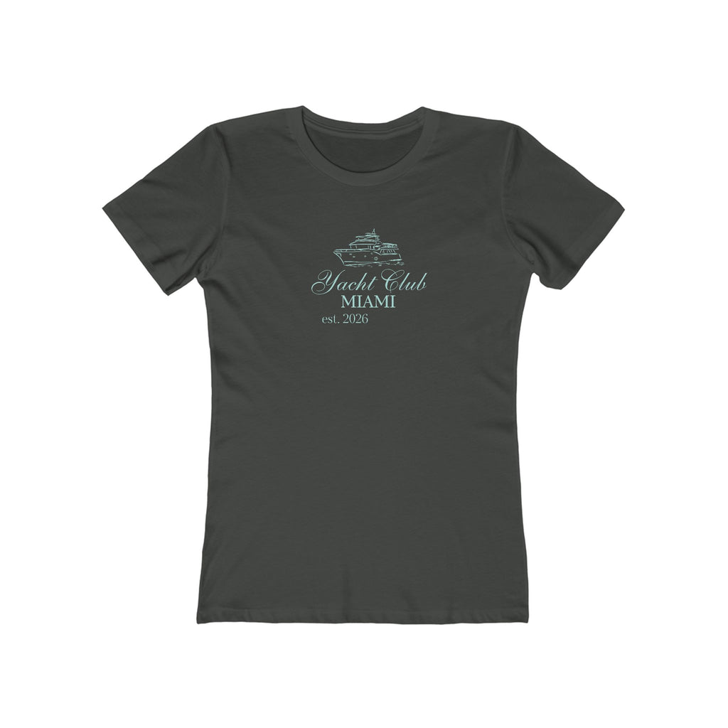 Vintage Miami Yacht Club Graphic Tee — Women's Boyfriend Fit