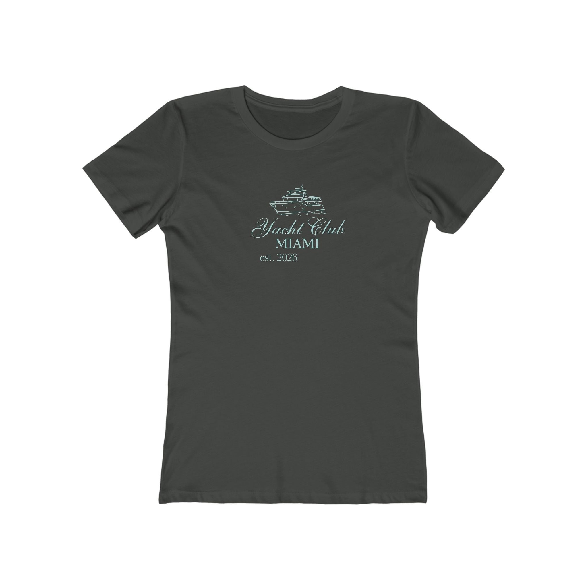 Vintage Miami Yacht Club Graphic Tee — Women's Boyfriend Fit