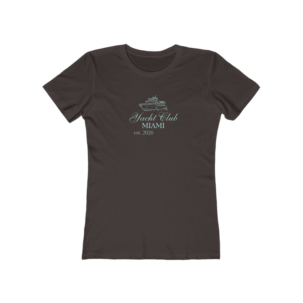 Vintage Miami Yacht Club Graphic Tee — Women's Boyfriend Fit