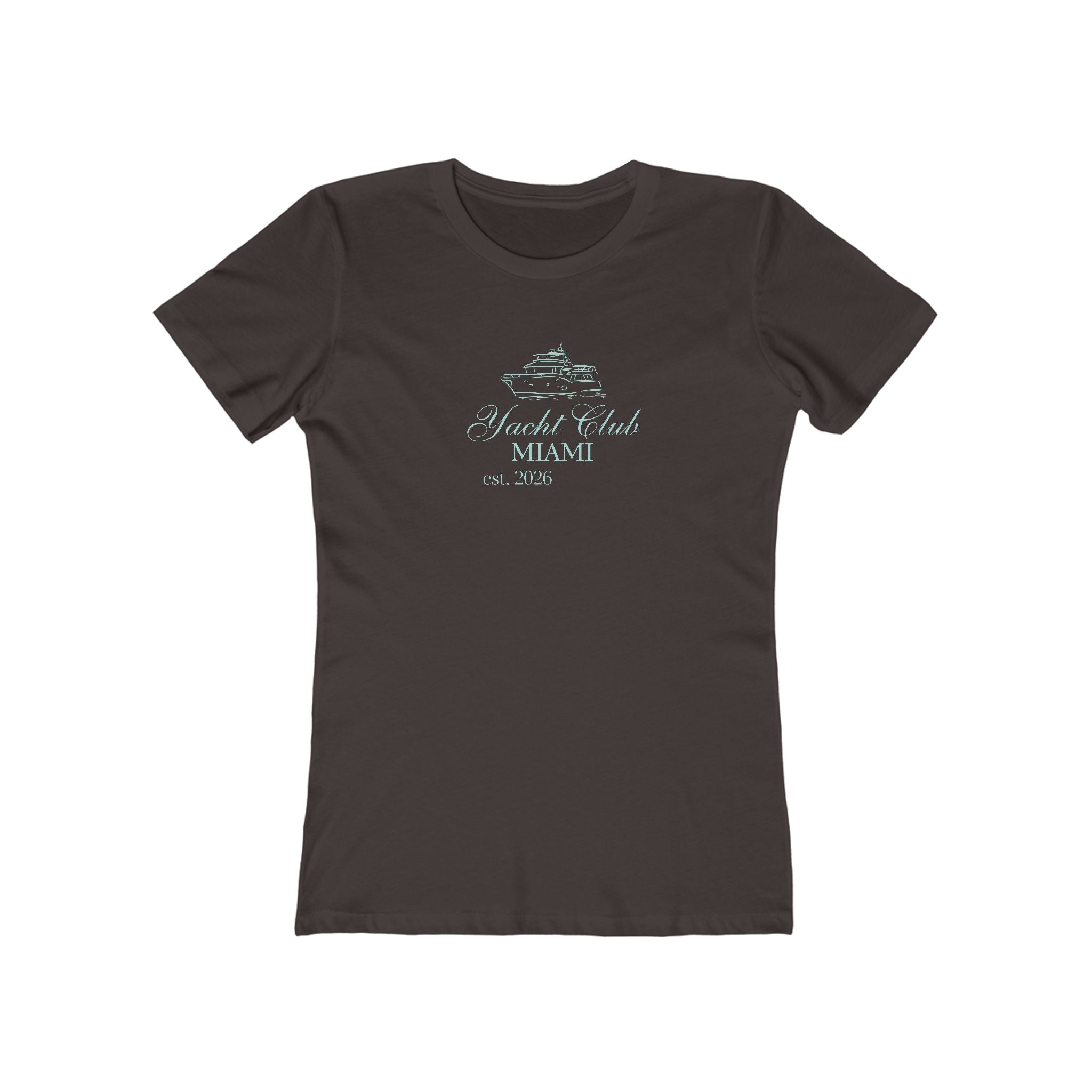 Vintage Miami Yacht Club Graphic Tee — Women's Boyfriend Fit