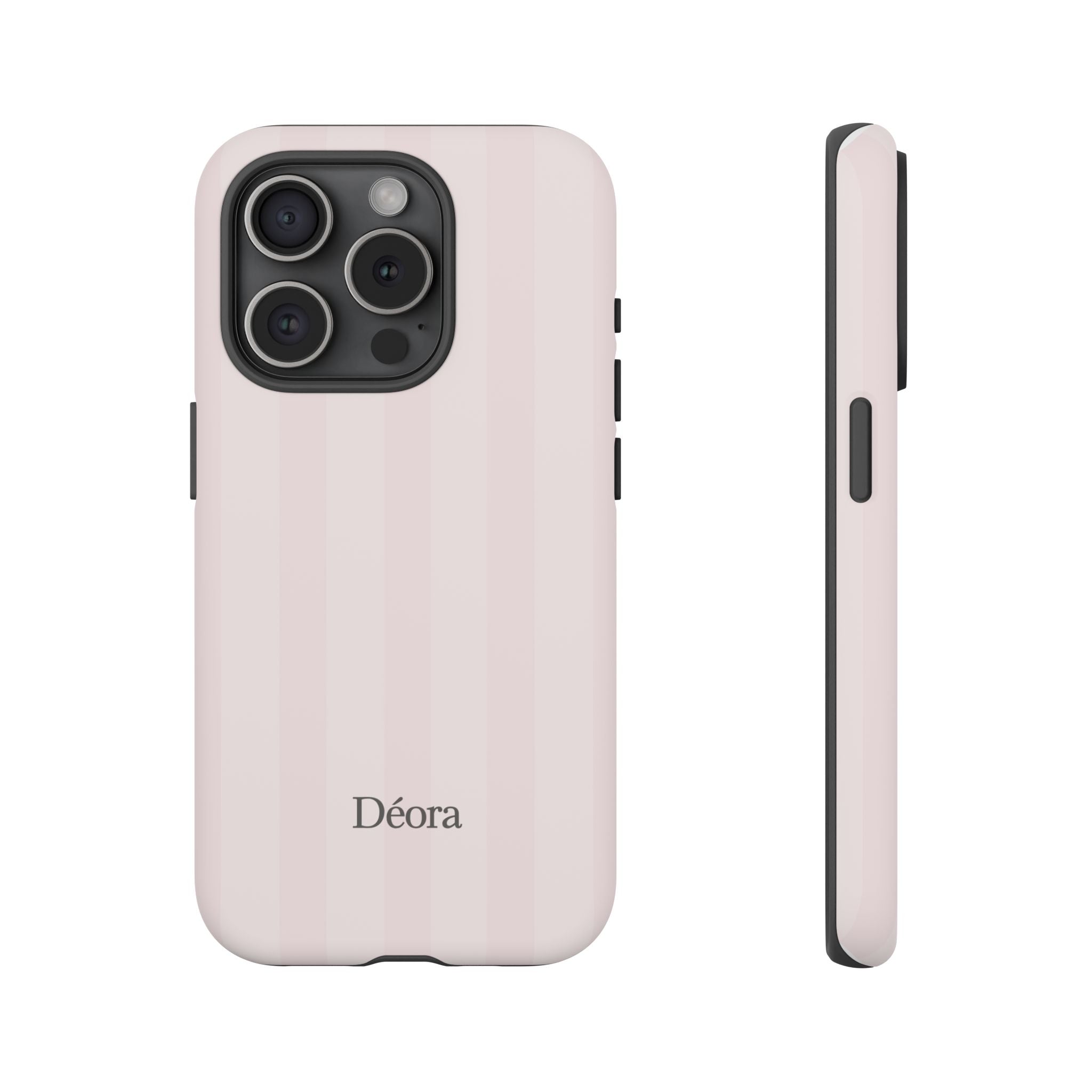Tough Cases — Slim Protective Phone Case (Pastel Pink Stripe)