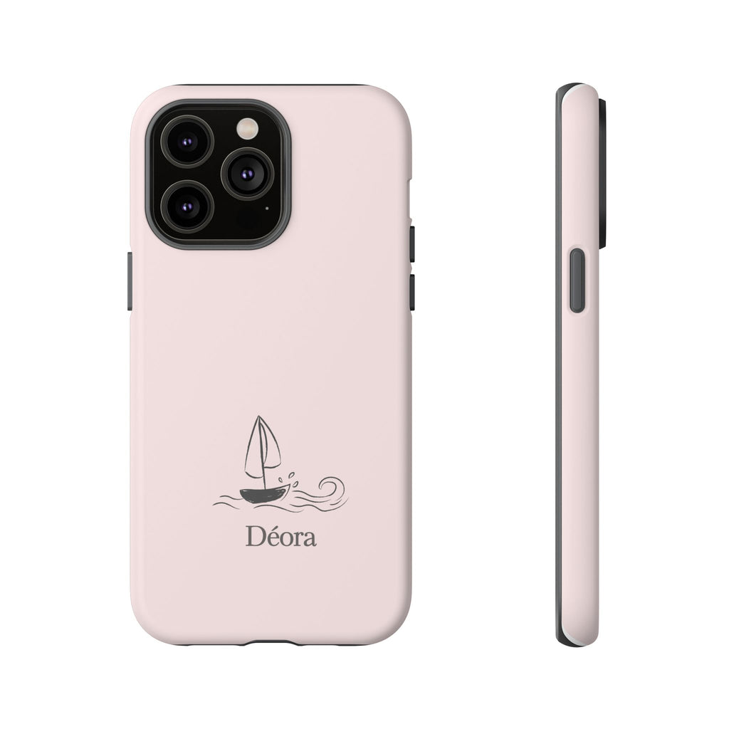 Sailboat Phone Case – 'Déora' Minimal Nautical Protective Case