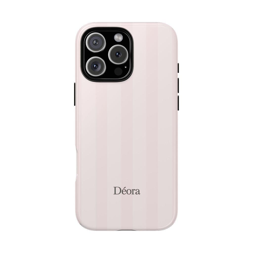 Tough Cases — Slim Protective Phone Case (Pastel Pink Stripe)