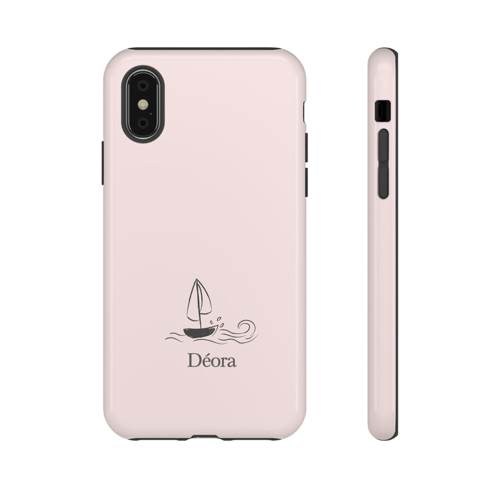 Sailboat Phone Case – 'Déora' Minimal Nautical Protective Case