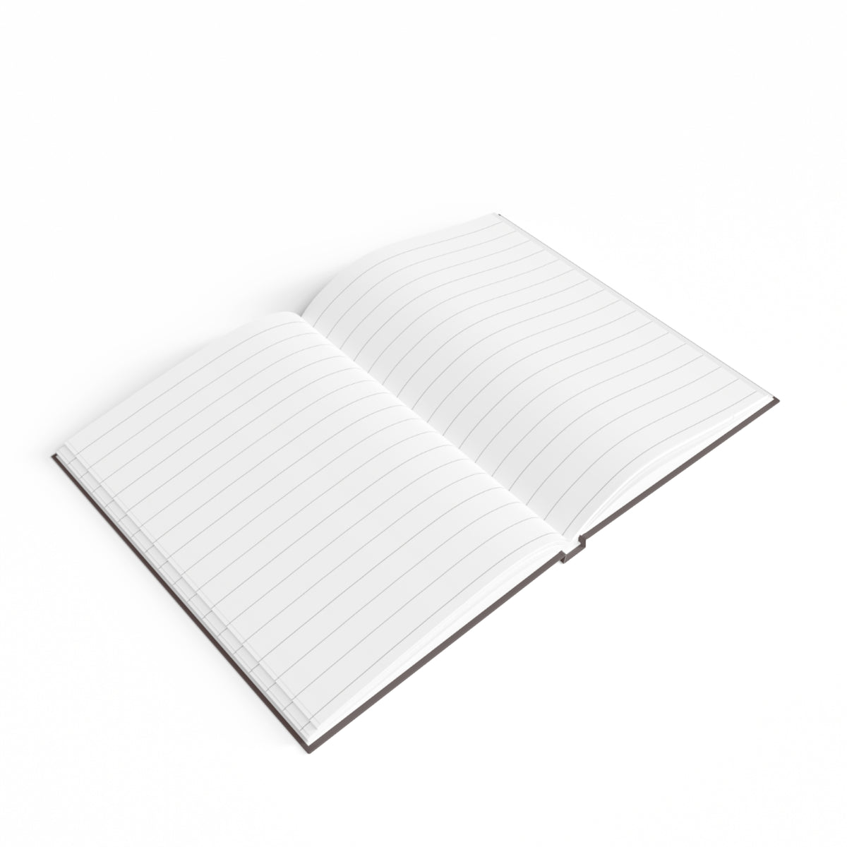 Déora Polka Dot Ruled Journal — Brown Hardcover Lined Notebook
