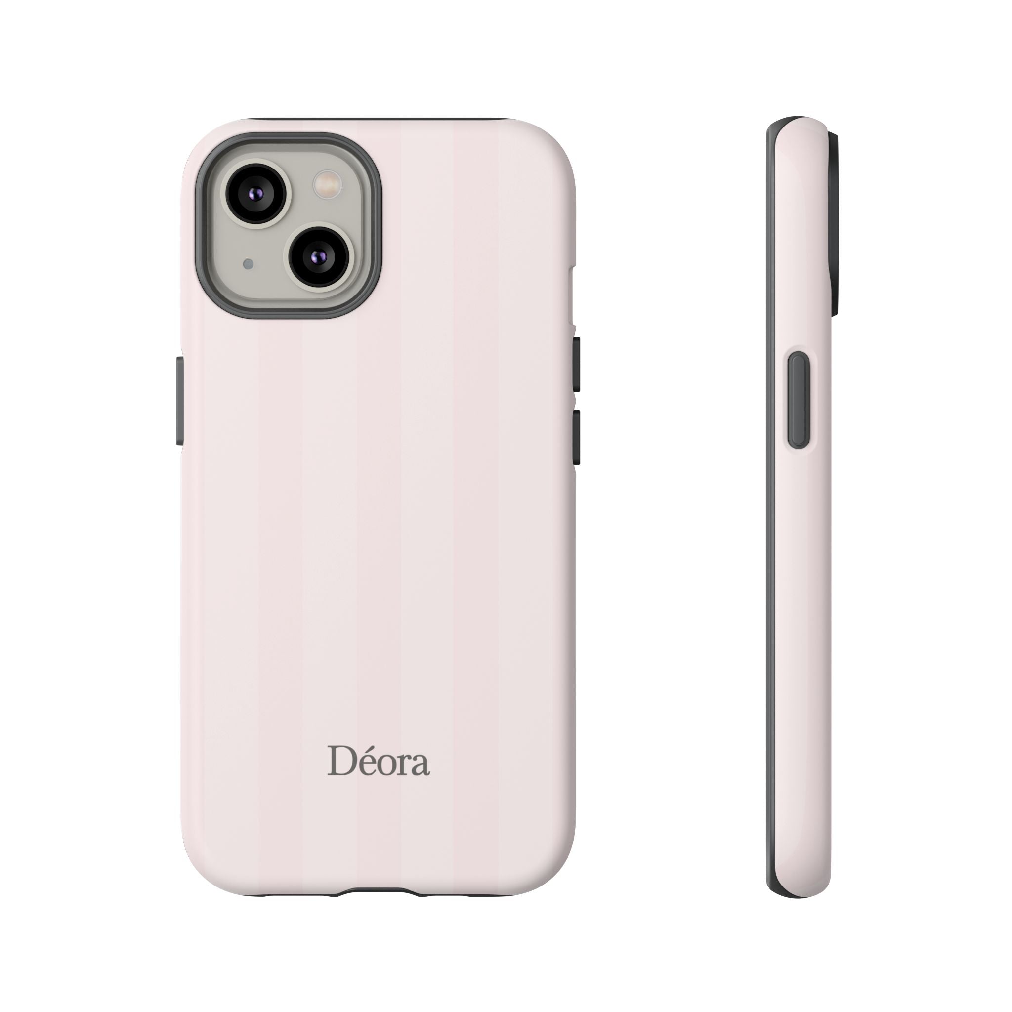 Tough Cases — Slim Protective Phone Case (Pastel Pink Stripe)
