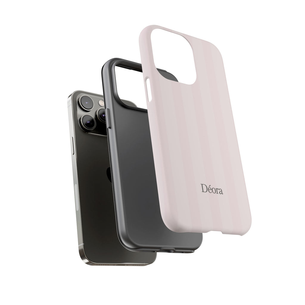 Tough Cases — Slim Protective Phone Case (Pastel Pink Stripe)