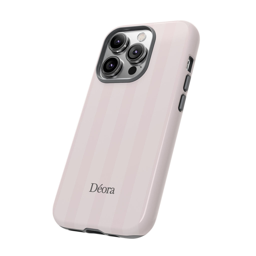 Tough Cases — Slim Protective Phone Case (Pastel Pink Stripe)