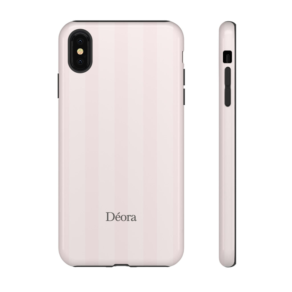 Tough Cases — Slim Protective Phone Case (Pastel Pink Stripe)