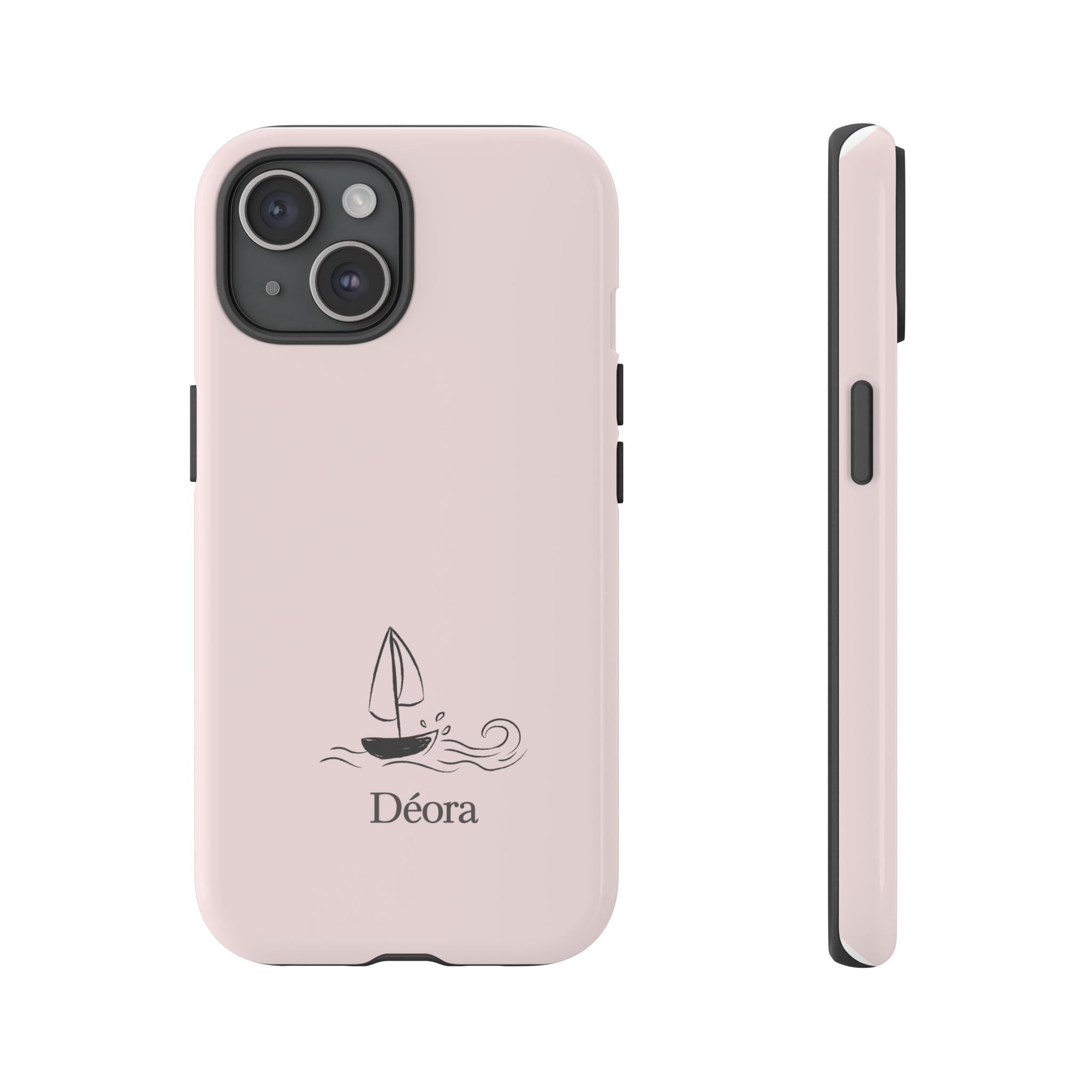 Sailboat Phone Case – 'Déora' Minimal Nautical Protective Case