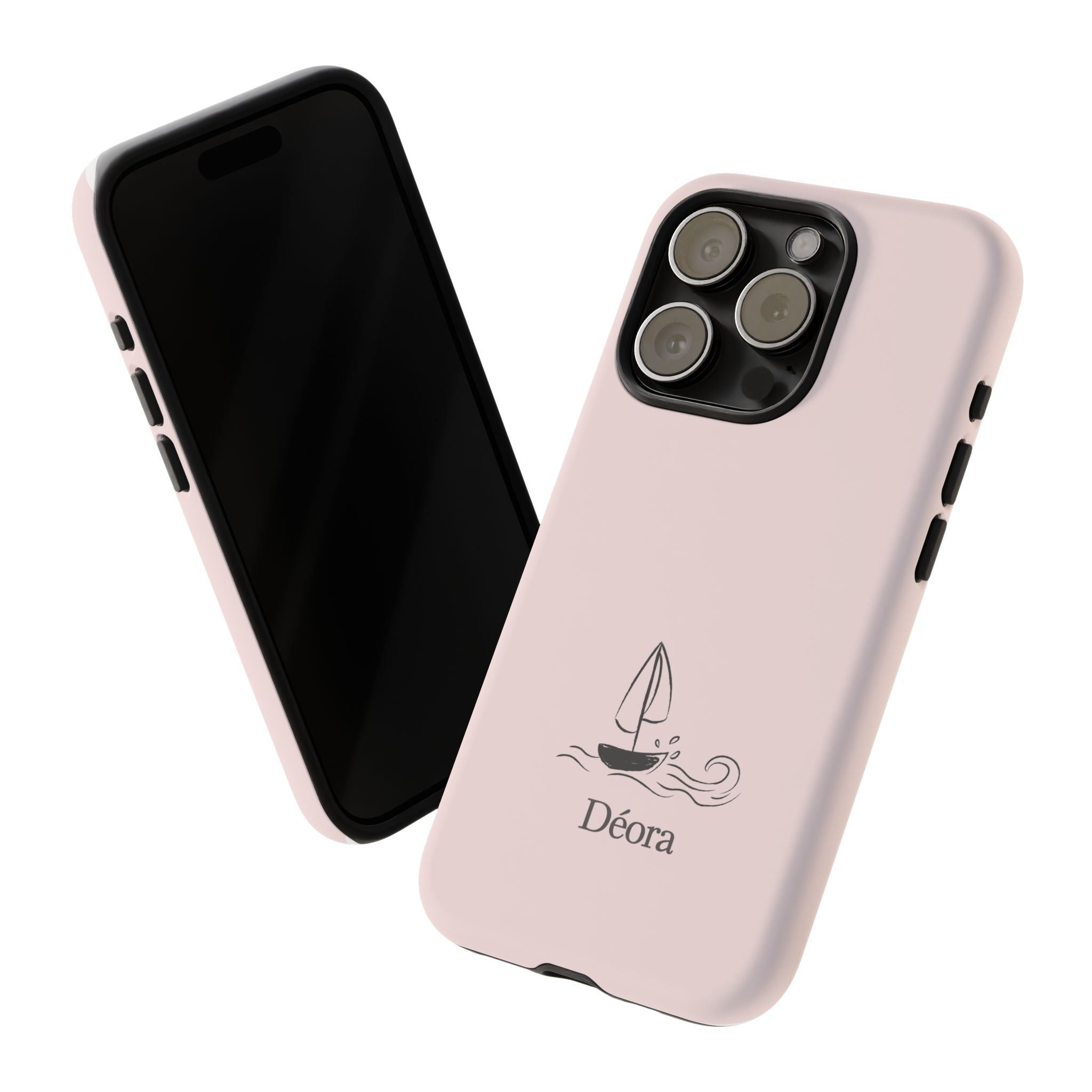 Sailboat Phone Case – 'Déora' Minimal Nautical Protective Case