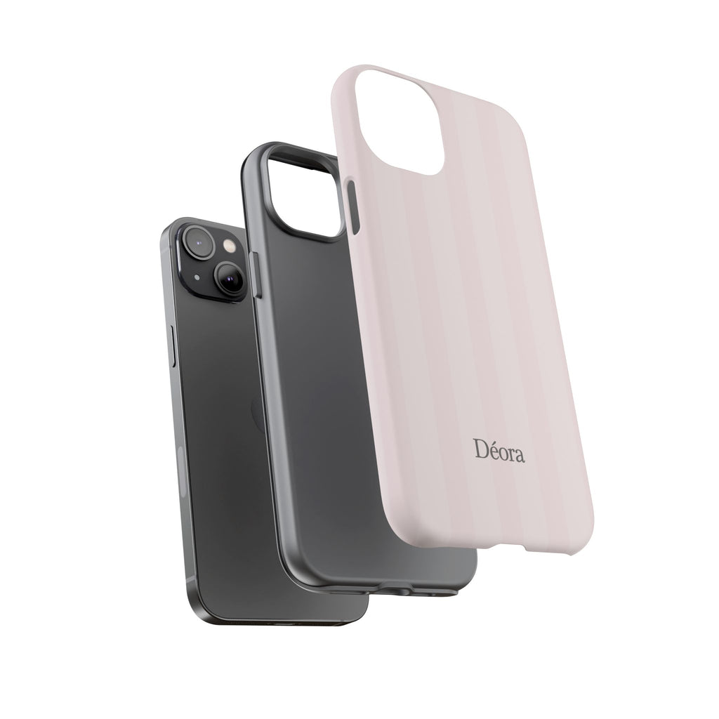 Tough Cases — Slim Protective Phone Case (Pastel Pink Stripe)